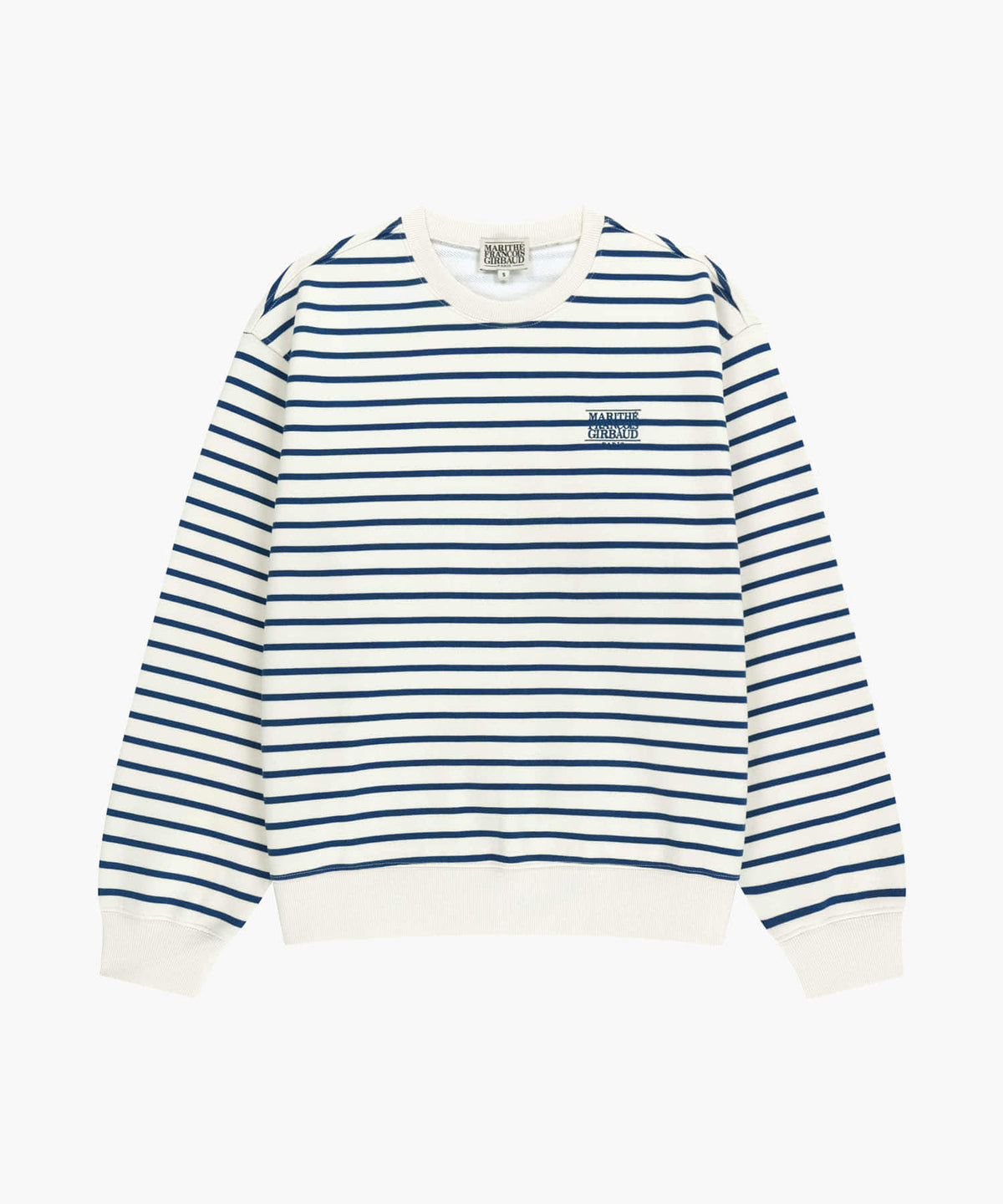 Marithe & Francois Girbaud - Small Classic Logo Stripe Sweatshirt (Ivory) product image 6 | TRAB K-Fashion Australia