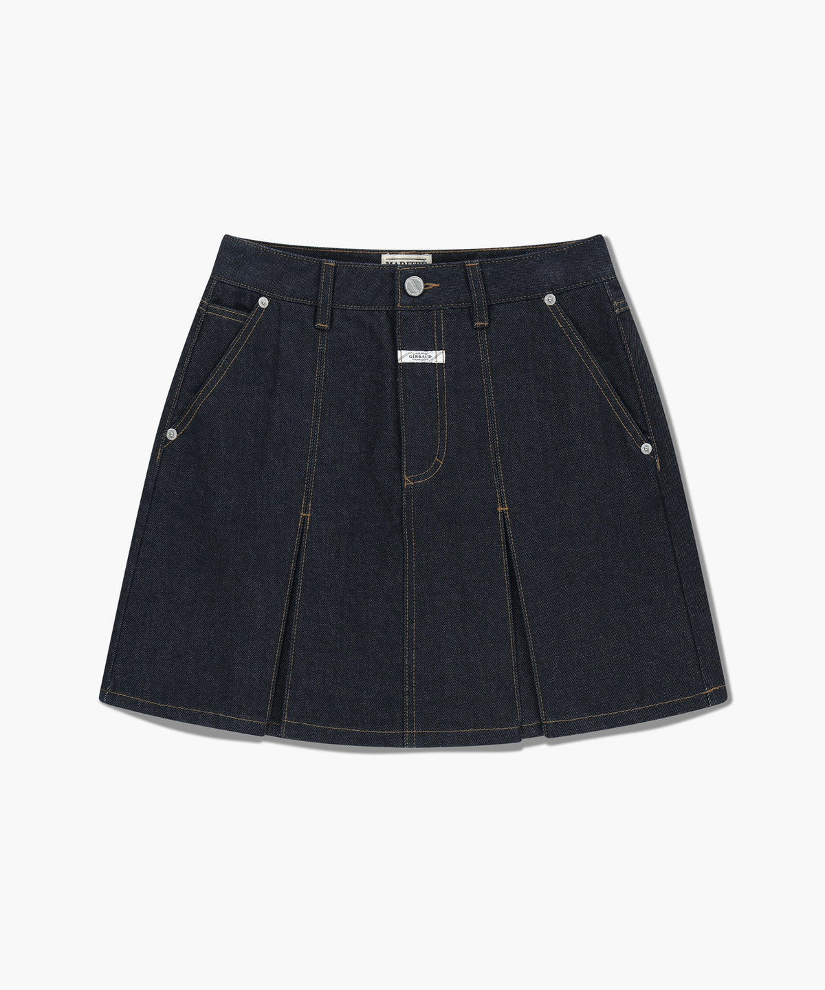 Marithe & Francois Girbaud - Denim Pleated Mini Skirt (Dark Blue) product image 6 | TRAB K-Fashion Australia