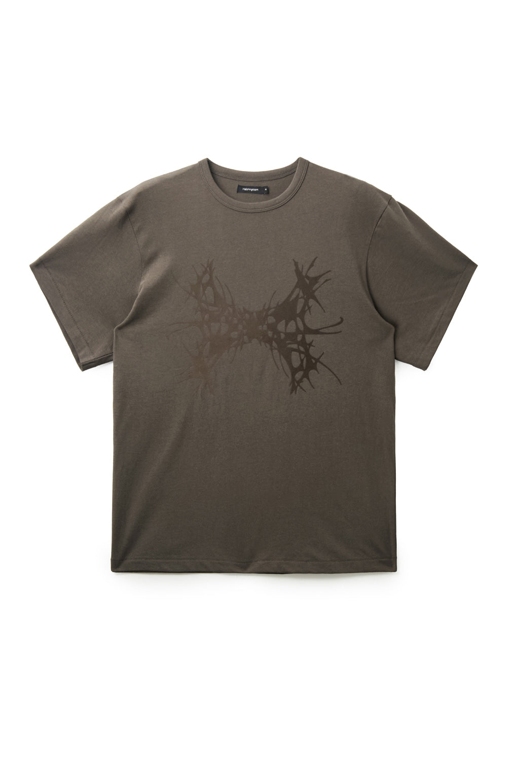 Hatchingroom - Abstract H Tee (Mud Brown) product image 1 | TRAB K-Fashion Australia