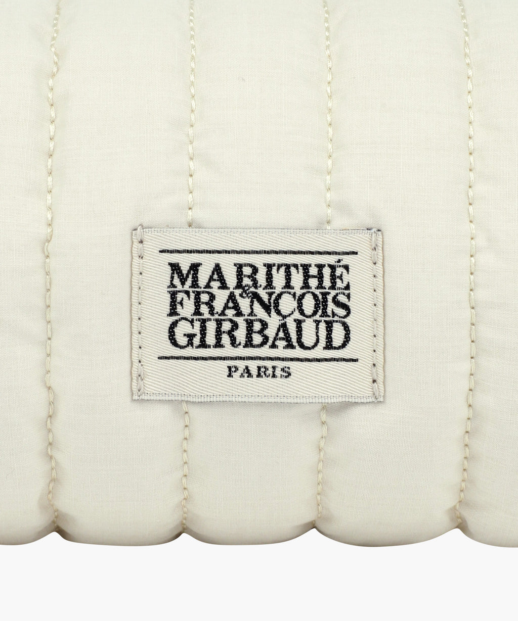 Marithe & Francois Girbaud - Classic Logo Quilted Pouch (Ivory) product image 4 | TRAB K-Fashion Australia