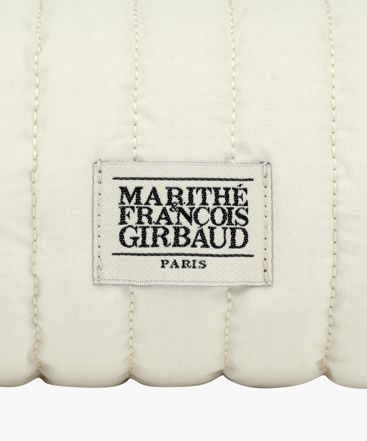 Marithe & Francois Girbaud - Classic Logo Quilted Pouch (Ivory) product image 4 | TRAB K-Fashion Australia