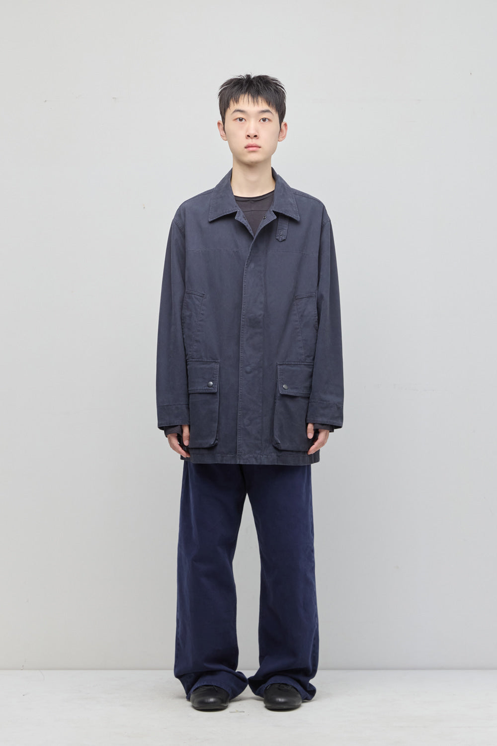 Hatchingroom - Canvas Work Parka (Blue Charcoal) product image 8 | TRAB K-Fashion Australia