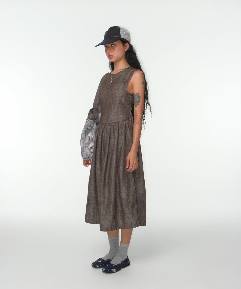 Coyseio - Round Cut Out Dress (Brown) product image 7 | TRAB K-Fashion Australia