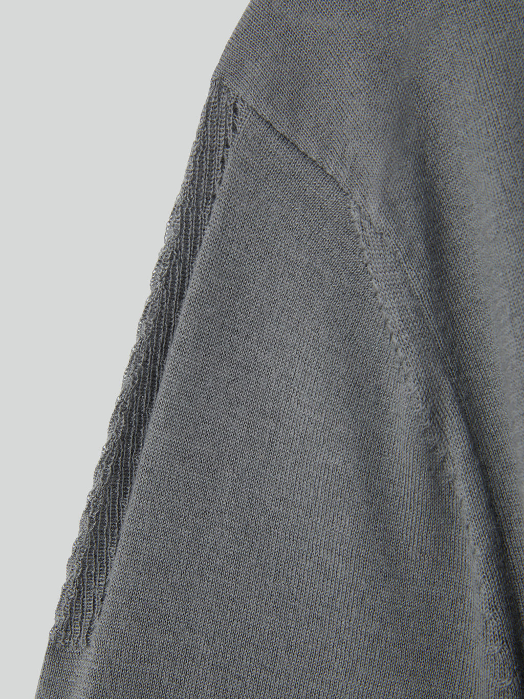 Recto - Silk-Cashmere Knit Top (Midnight Grey) product image 7 | TRAB K-Fashion Australia