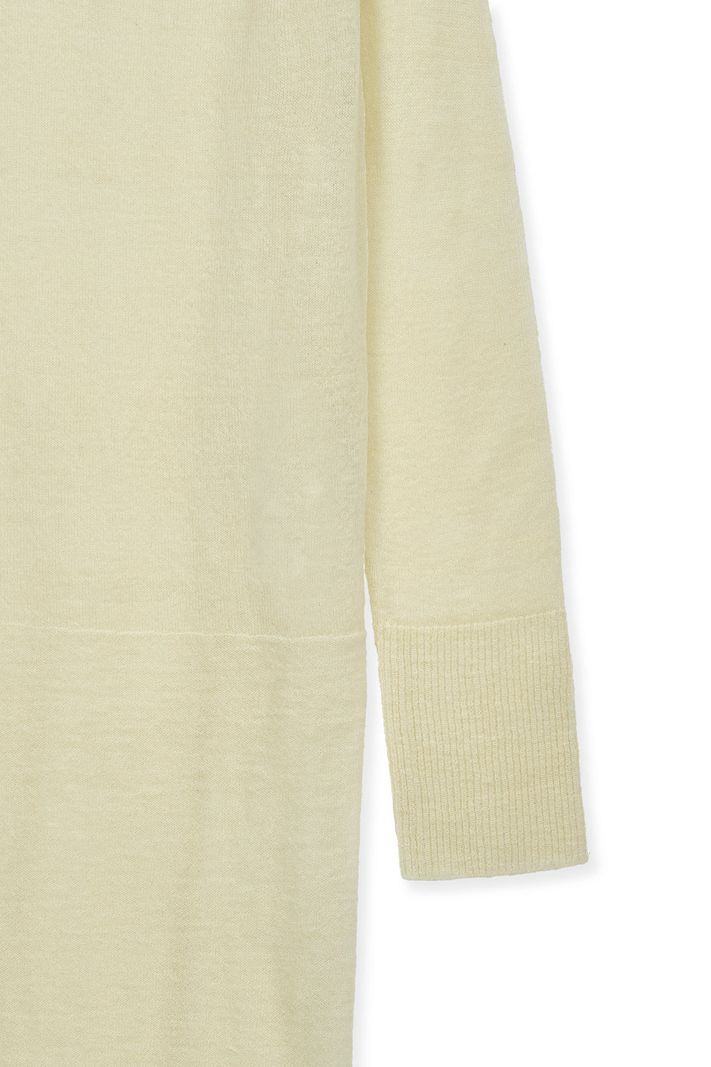 Matin Kim - Mohair Layered Knit Pullover (Light Yellow) product image 8 | TRAB K-Fashion Australia