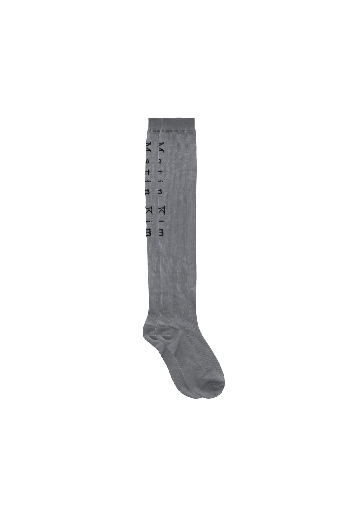 Matin Kim - Matin Silket Knee Socks (Grey) product image 2 | TRAB K-Fashion Australia