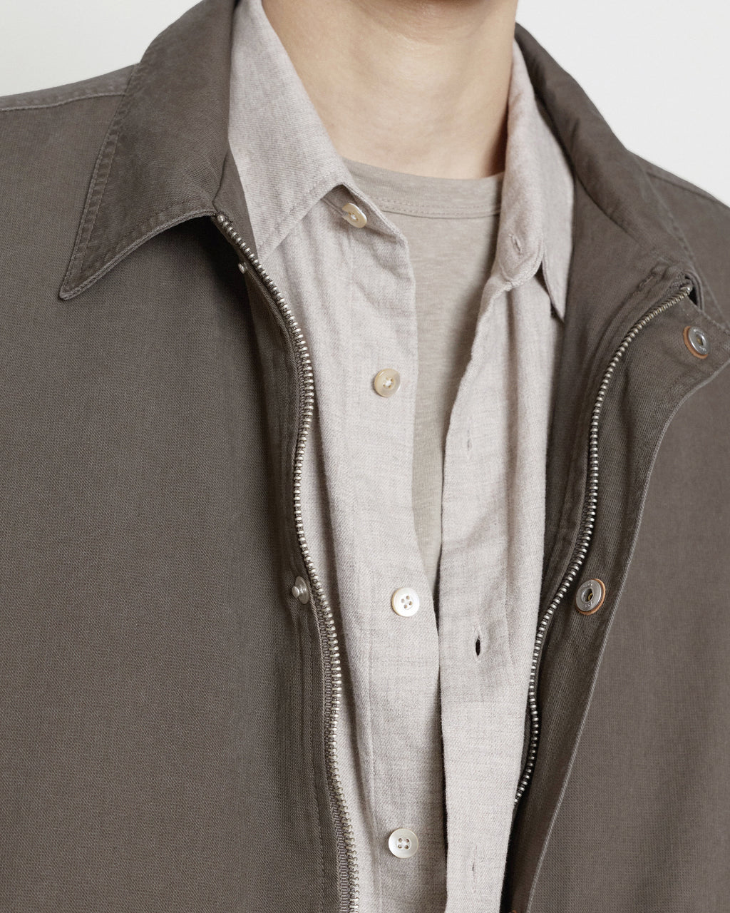 Brownyard - Vintage Cotton Blouson (Mocha) product image 3 | TRAB K-Fashion Australia