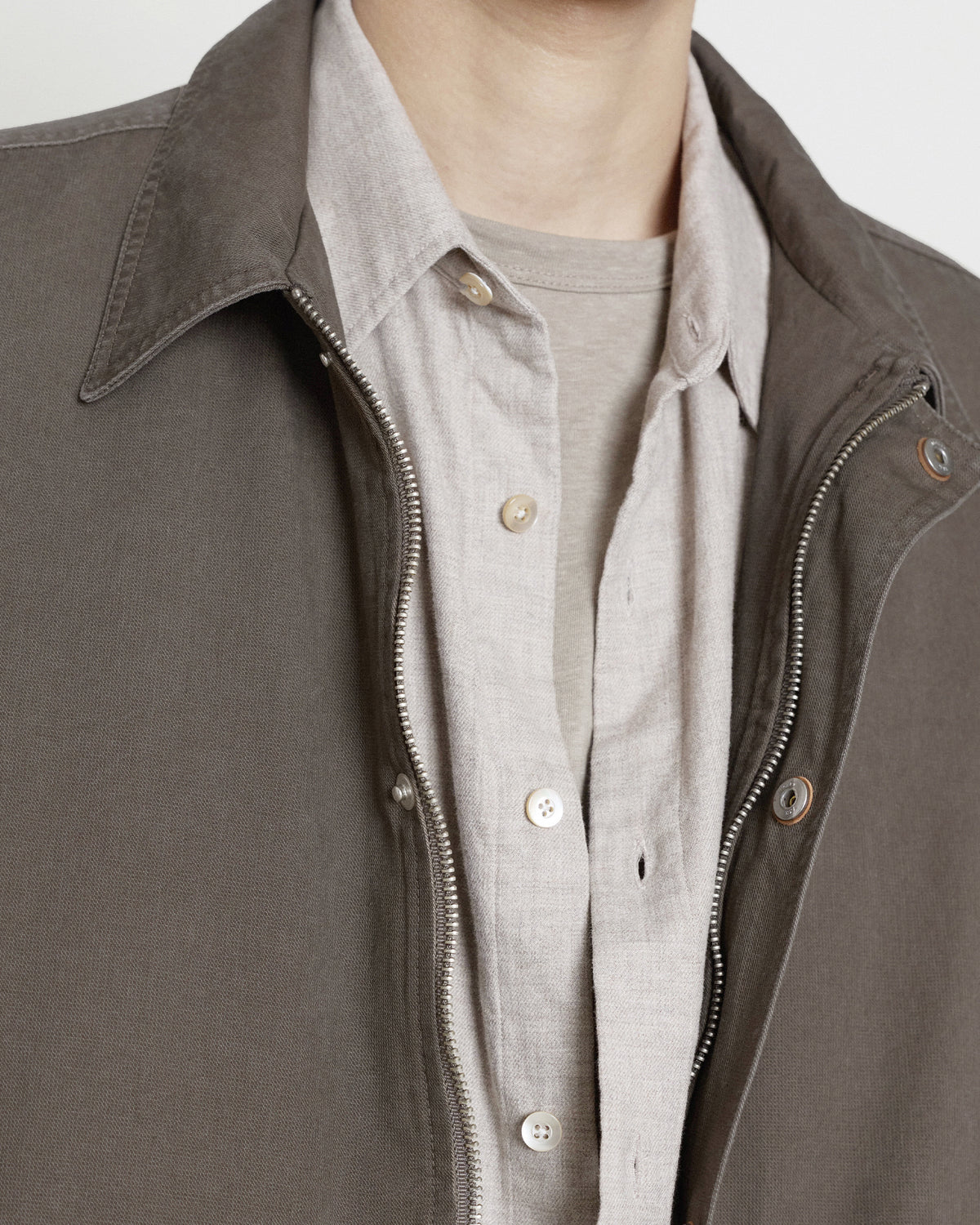 Brownyard - Vintage Cotton Blouson (Mocha) product image 3 | TRAB K-Fashion Australia