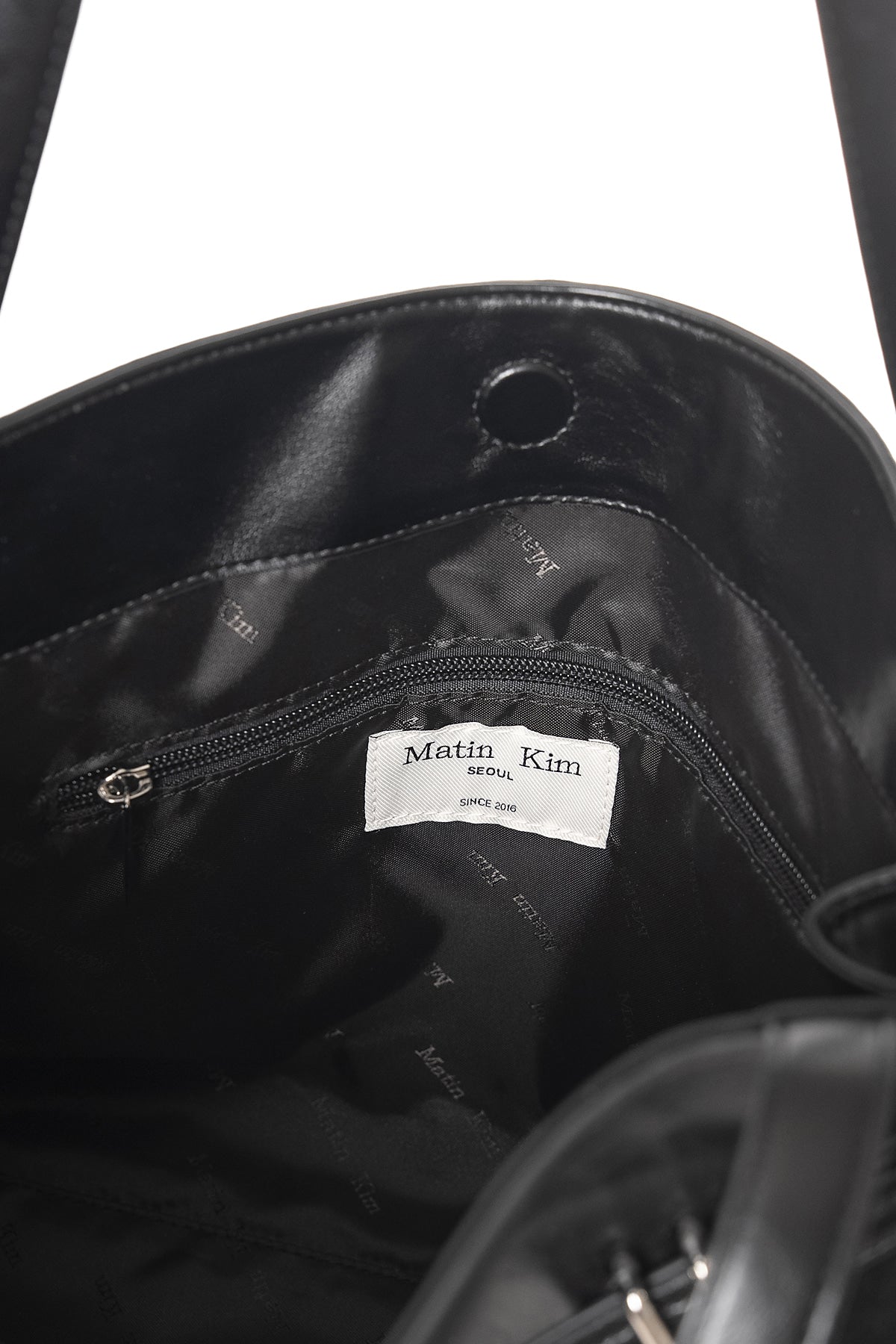 Matin Kim - Drop Tail Mellow Big Shoulder Bag (Black) product image 5 | TRAB K-Fashion Australia