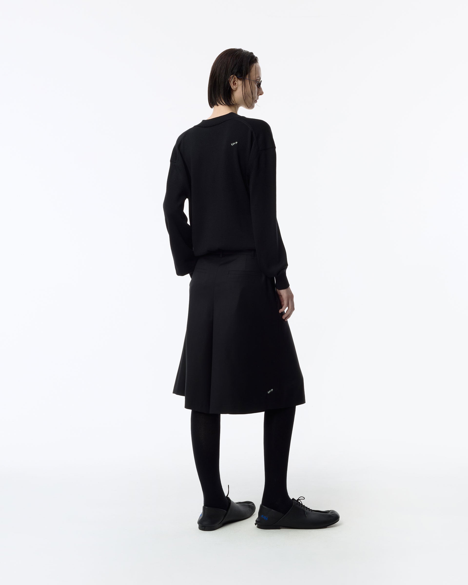 Ader Error - Sig; BK Tag shorts 02 (Noir) product image 2 | TRAB K-Fashion Australia