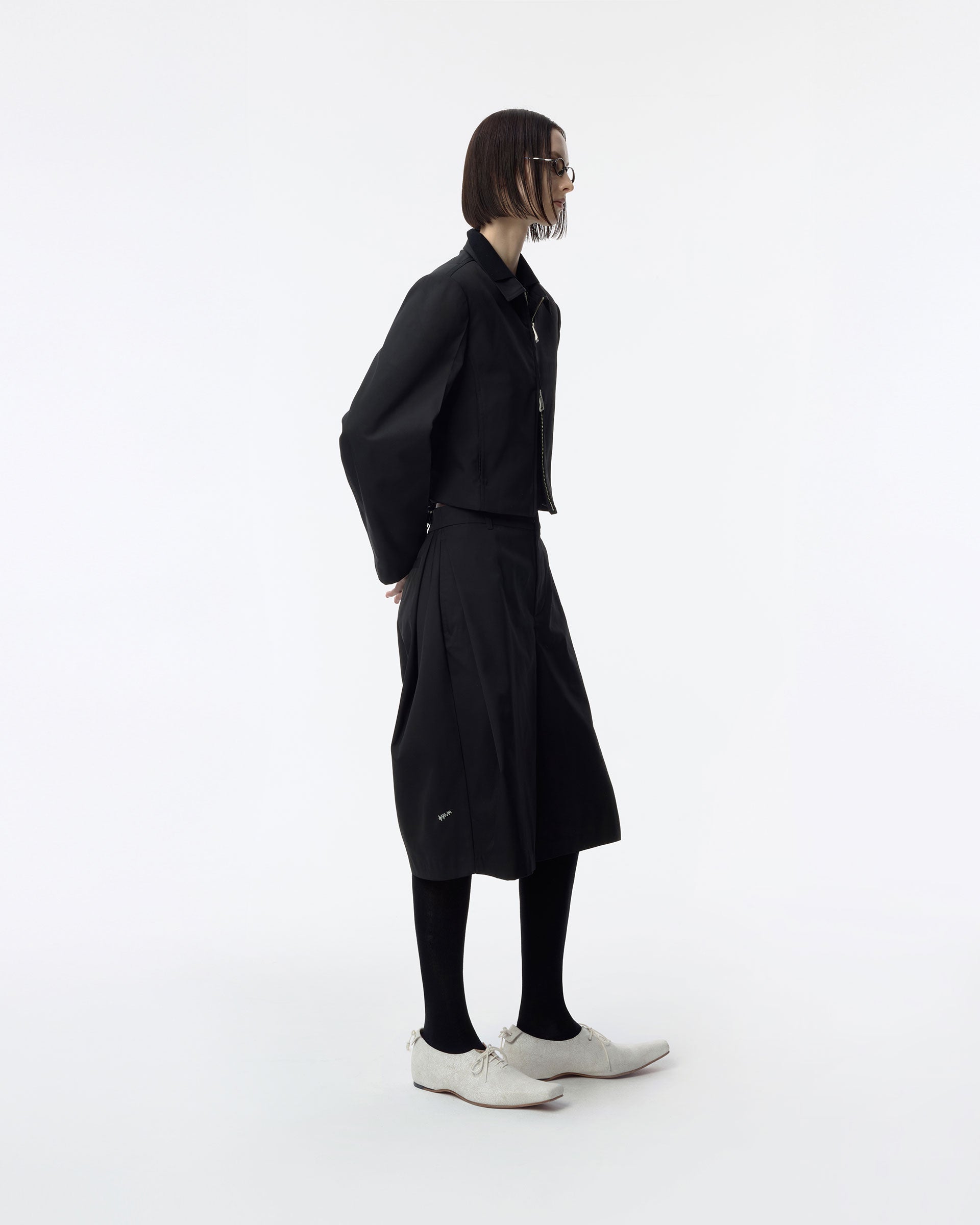 Ader Error - Sig; BK Tag shorts 01 (Noir) product image 2 | TRAB K-Fashion Australia