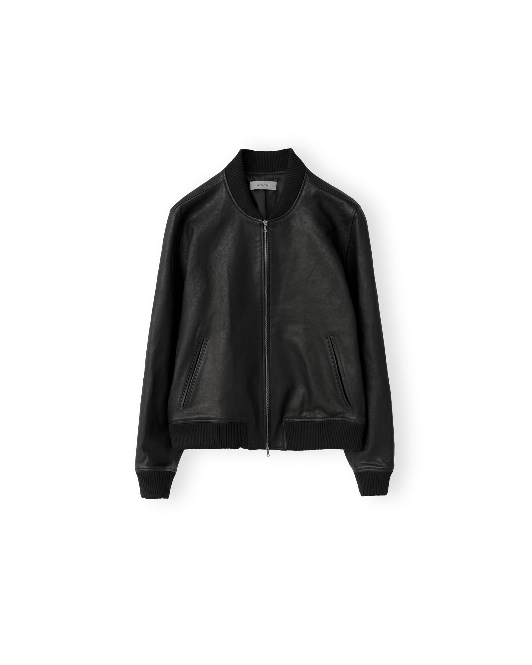 Brownyard - Washed Leather Blouson (Black) product image 6 | TRAB K-Fashion Australia