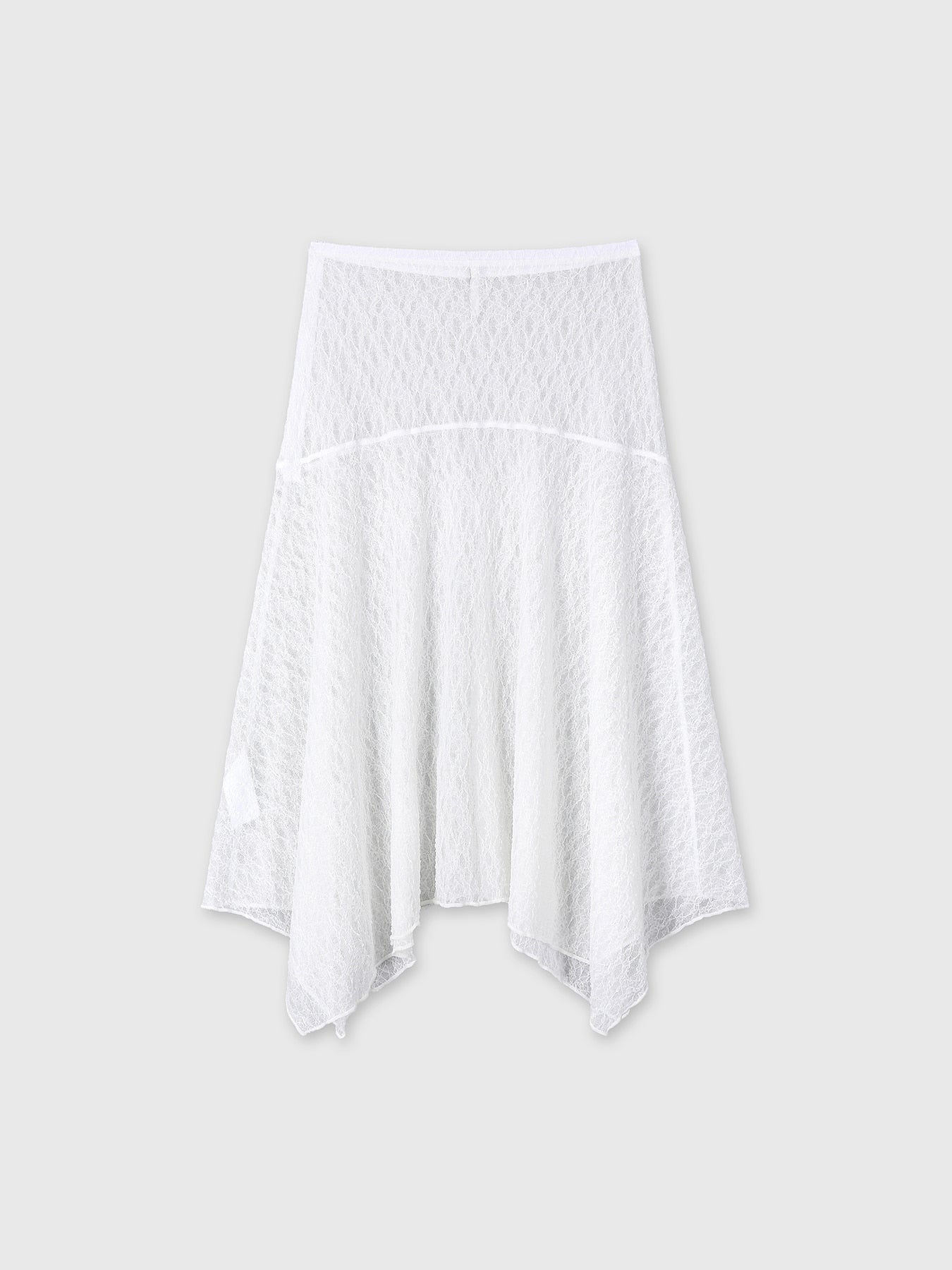 Tonywack - Lace Draped Skirt (Off White) product image 10 | TRAB K-Fashion Australia