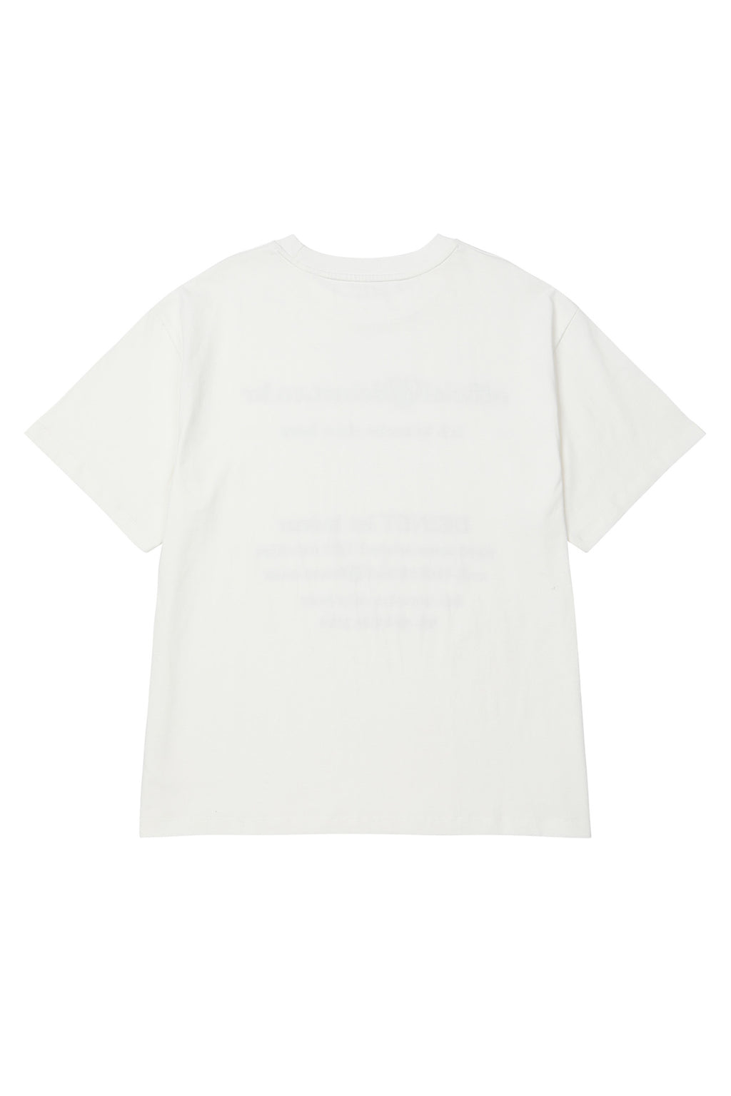 Deinet - Lettering Graphic Oversized T-Shirt (White) product image 2 | TRAB K-Fashion Australia