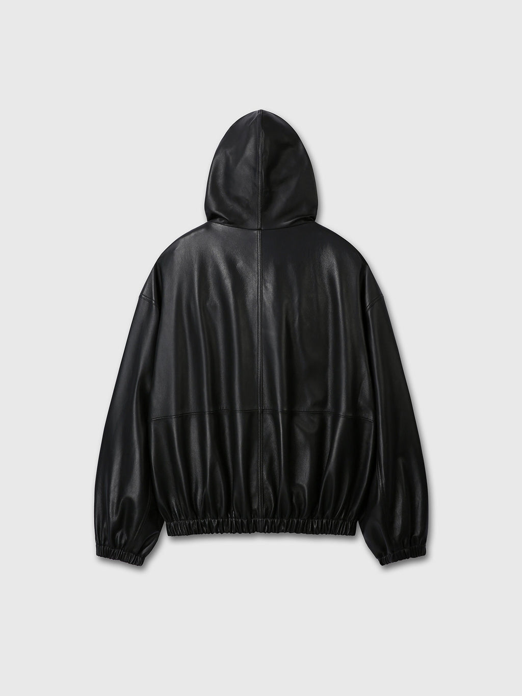 Tonywack - Nappa Leather Hoodie Jacket (Black) product image 12 | TRAB K-Fashion Australia