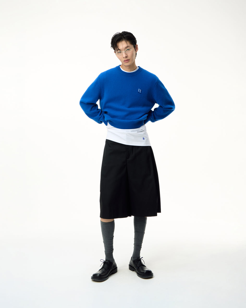 Ader Error - Semiover fit 3 PACK T002 (White) product image 3 | TRAB K-Fashion Australia