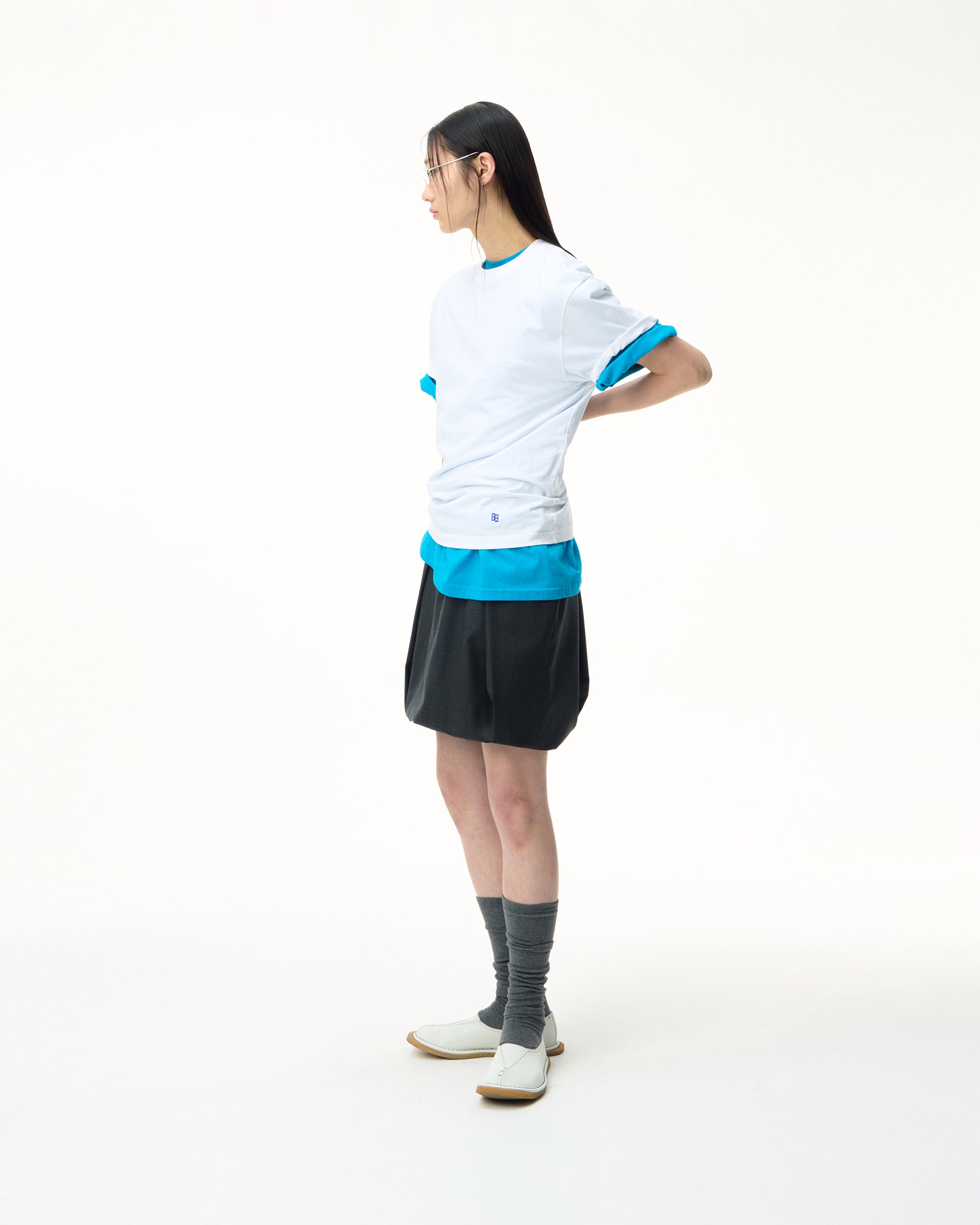 Ader Error - Semiover fit 3 PACK T002 (White) product image 1 | TRAB K-Fashion Australia