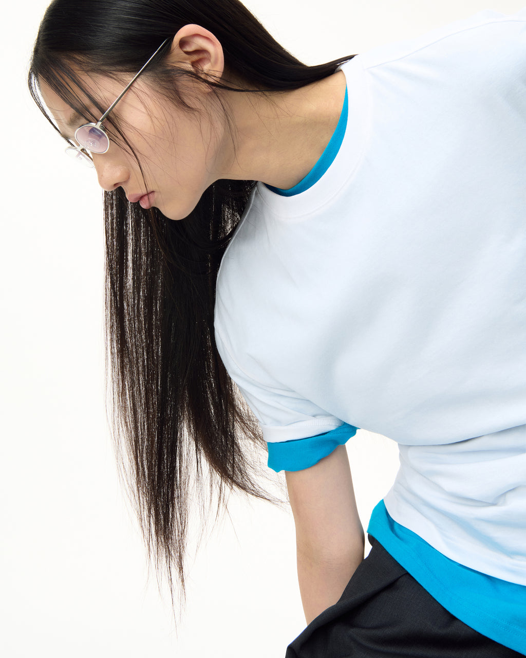 Ader Error - Semiover fit 3 PACK T002 (White) product image 3 | TRAB K-Fashion Australia