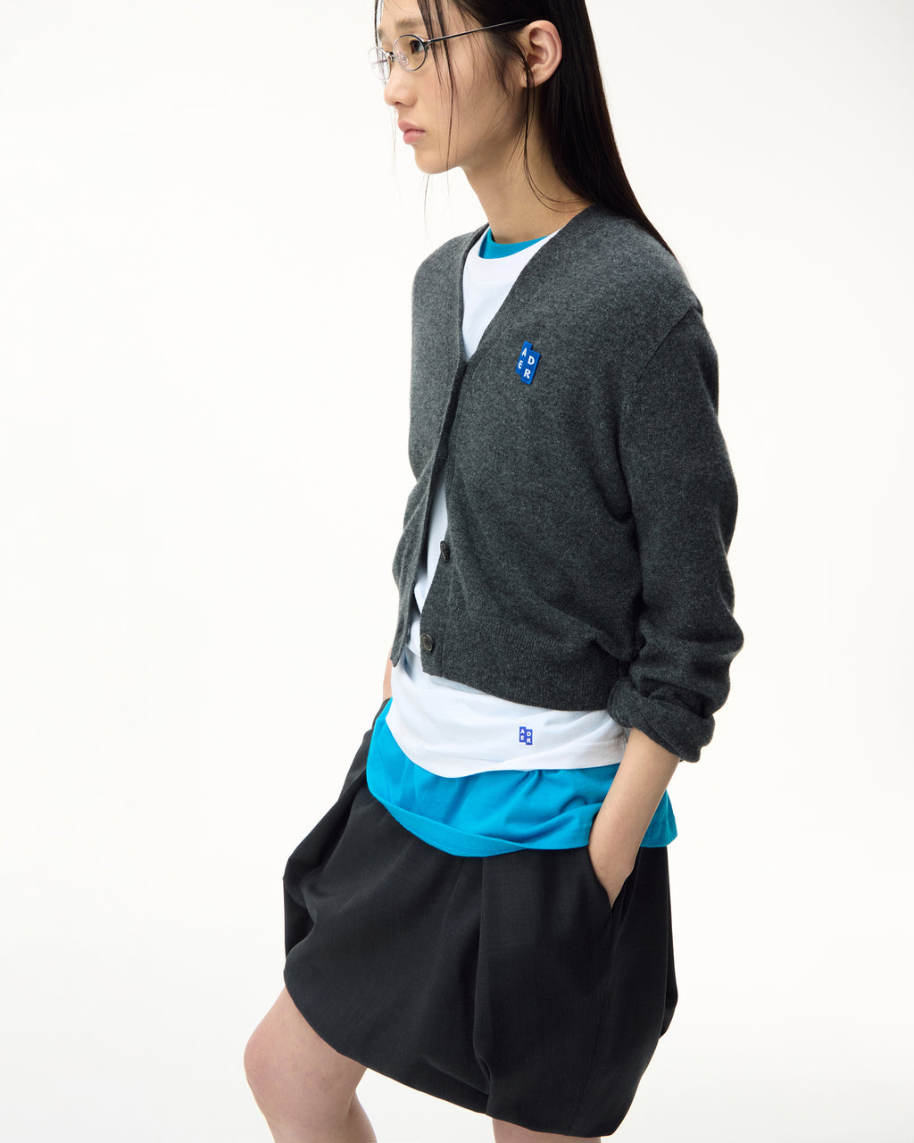 Ader Error - Semiover fit 3 PACK T002 (White) product image 5 | TRAB K-Fashion Australia