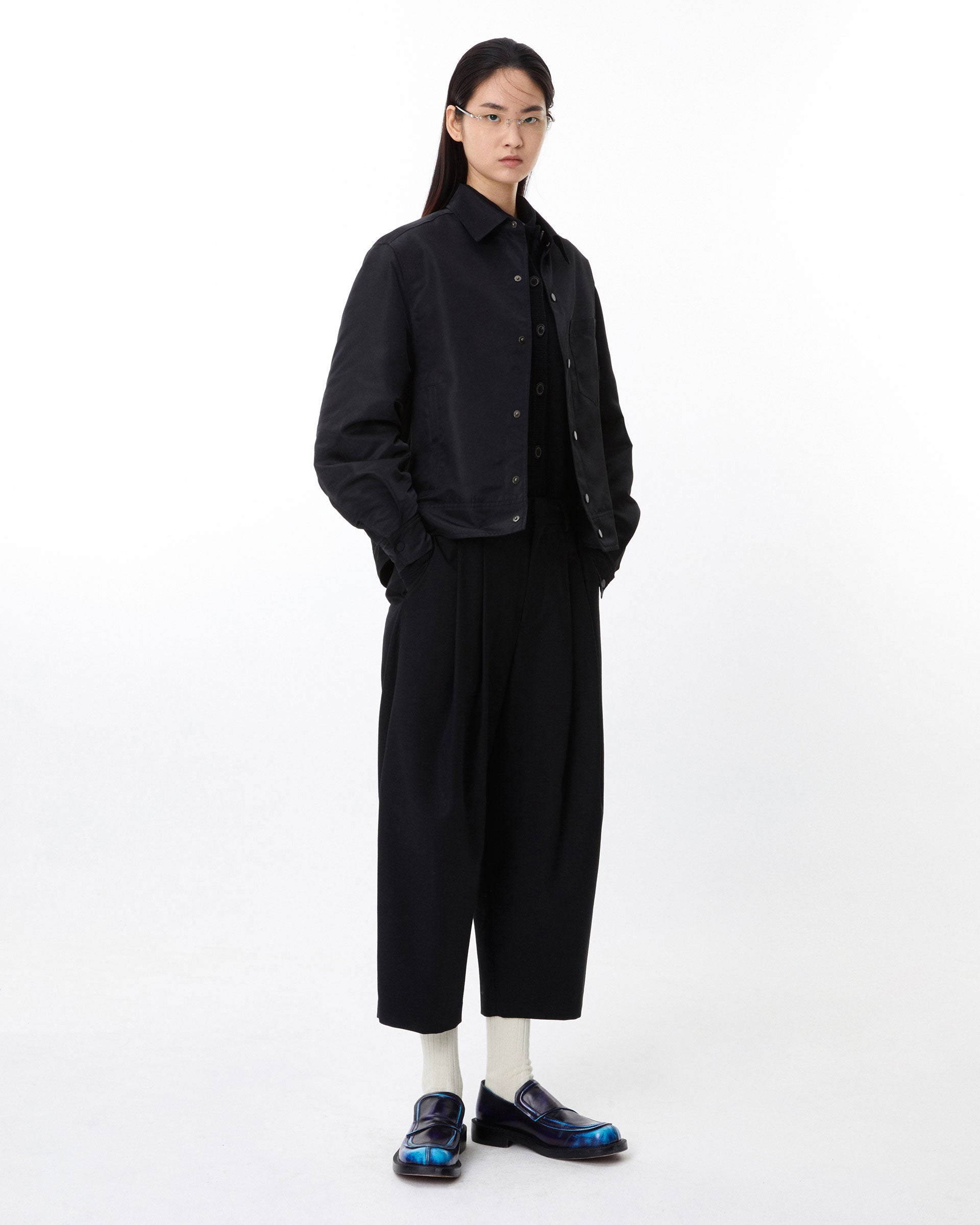 Ader Error - Sig; BK Tag slacks 01 (Noir) product image 1 | TRAB K-Fashion Australia