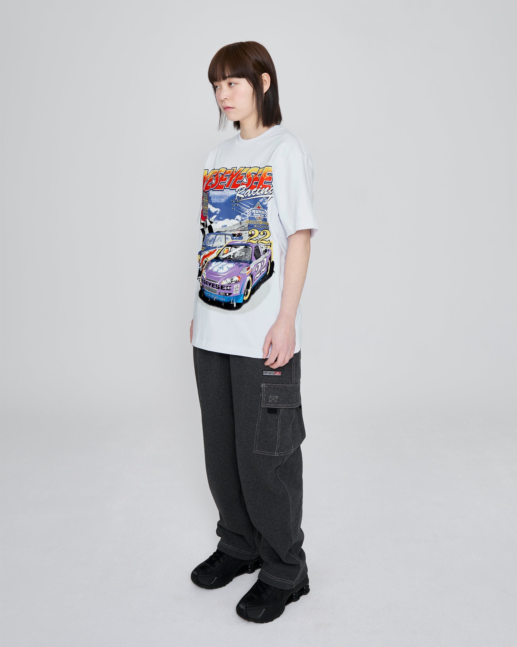 yeseyesee - Racing Tee (White) product image 11 | TRAB K-Fashion Australia