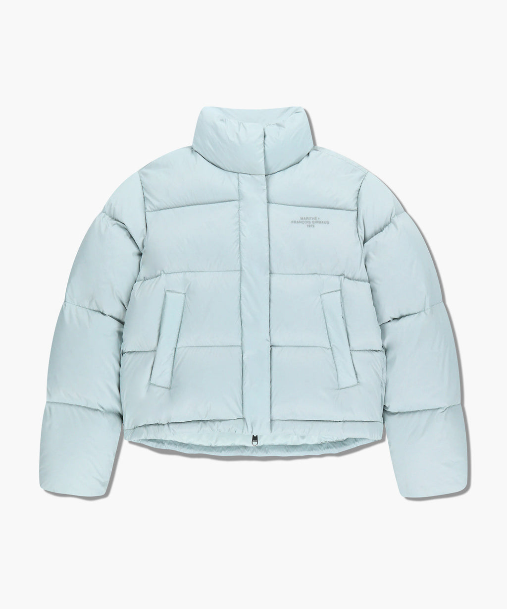 Marithe & Francois Girbaud - Basic Crop Down Jacket (Mint Gray) product image 6 | TRAB K-Fashion Australia