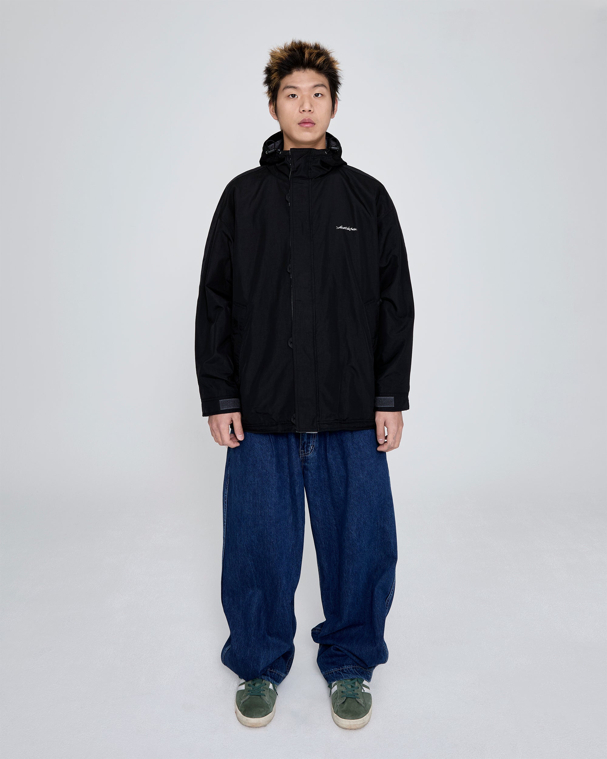yeseyesee - Striking Windbreaker (Black) product image 7 | TRAB K-Fashion Australia