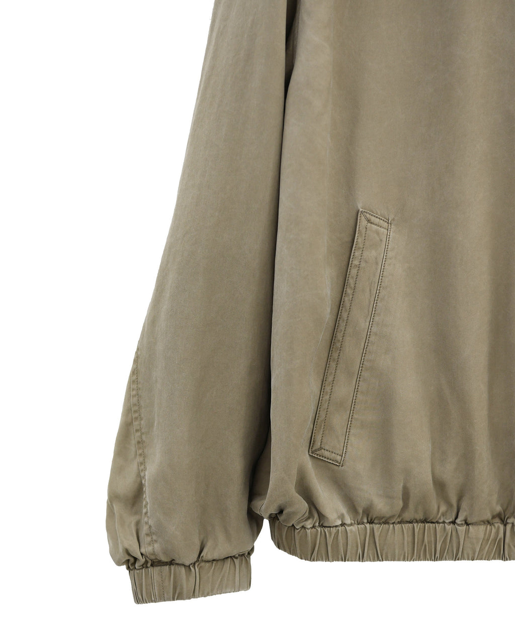 Brownyard - Washed Cupro Stand Collar Blouson (Dark Beige) product image 6 | TRAB K-Fashion Australia