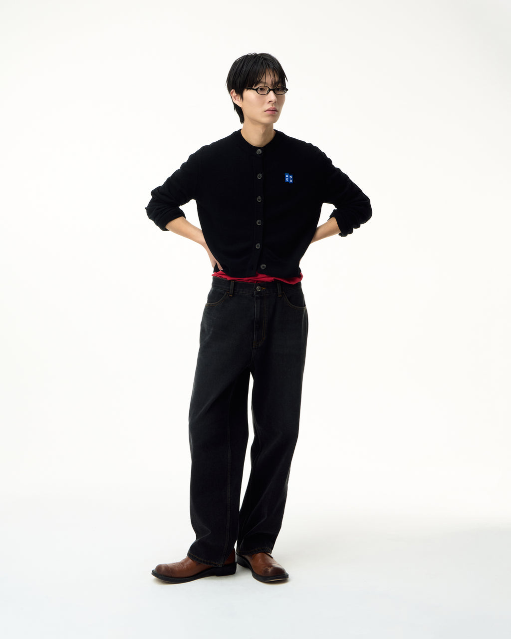 Ader Error - Sig; SV Tag jeans 01 (Noir) product image 9 | TRAB K-Fashion Australia