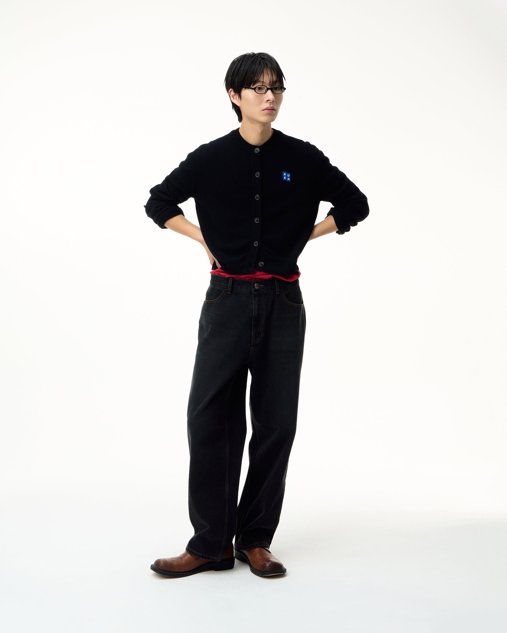 Ader Error - Sig; SV Tag jeans 01 (Noir) product image 9 | TRAB K-Fashion Australia