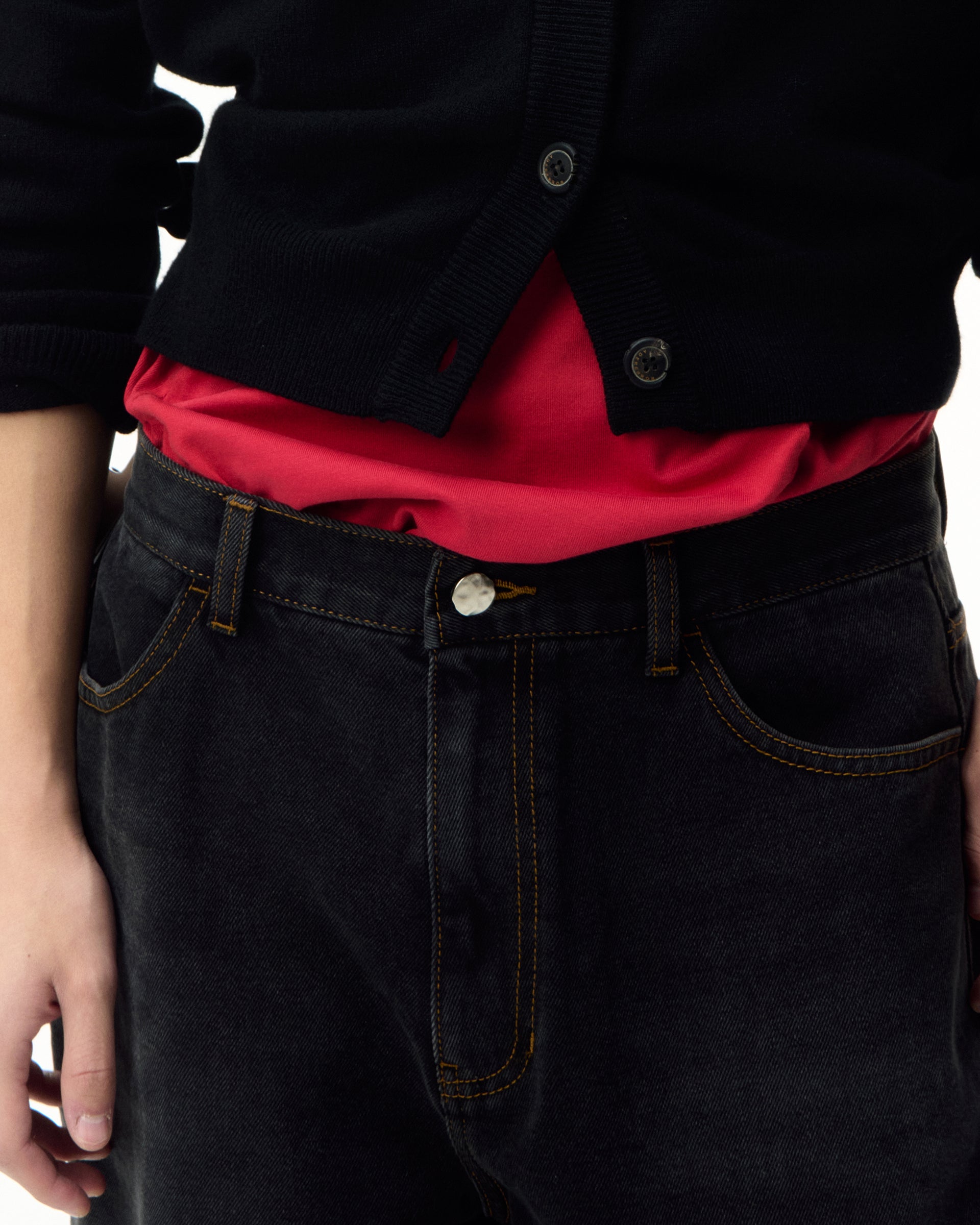 Ader Error - Sig; SV Tag jeans 01 (Noir) product image 11 | TRAB K-Fashion Australia