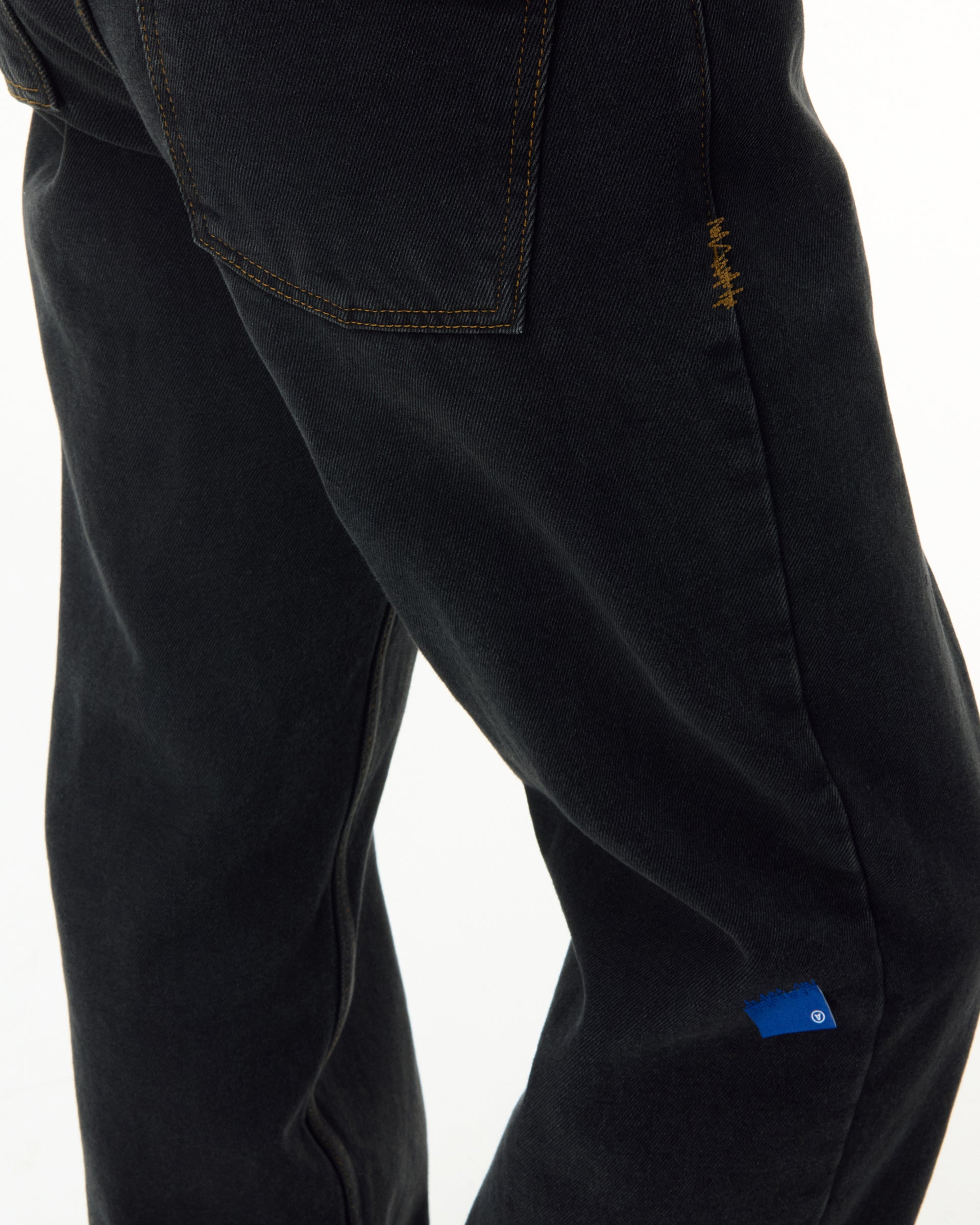 Ader Error - Sig; SV Tag jeans 01 (Noir) product image 6 | TRAB K-Fashion Australia