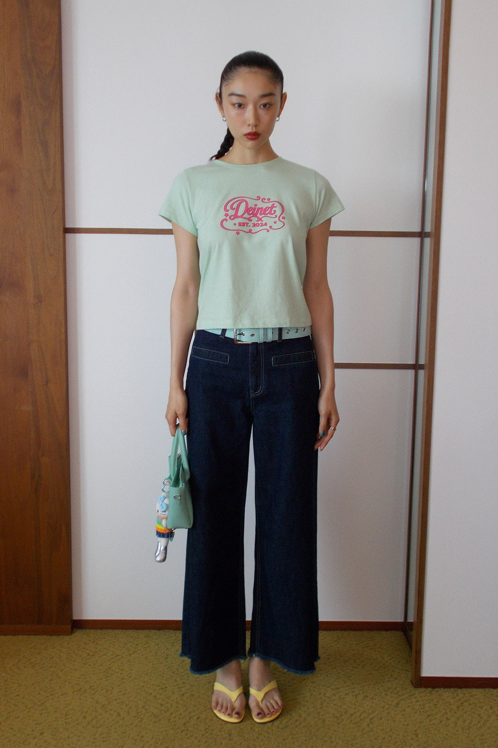 Deinet - Wide Denim Pants (Blue) product image 1 | TRAB K-Fashion Australia