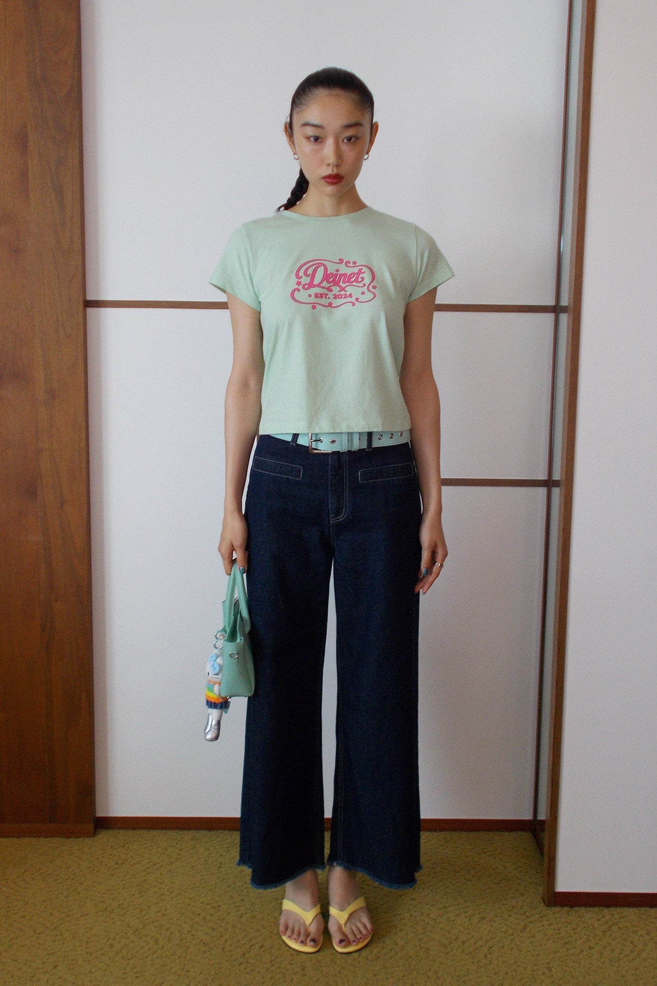 Deinet - Wide Denim Pants (Blue) product image 1 | TRAB K-Fashion Australia