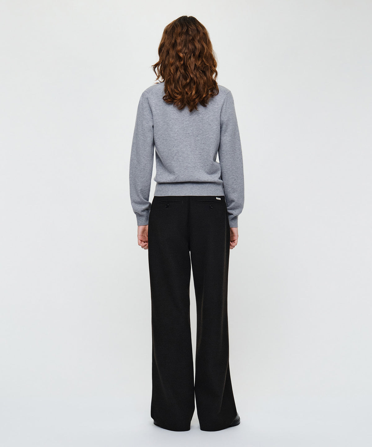 Marithe & Francois Girbaud - Wool-like Slacks (Navy) product image 4 | TRAB K-Fashion Australia