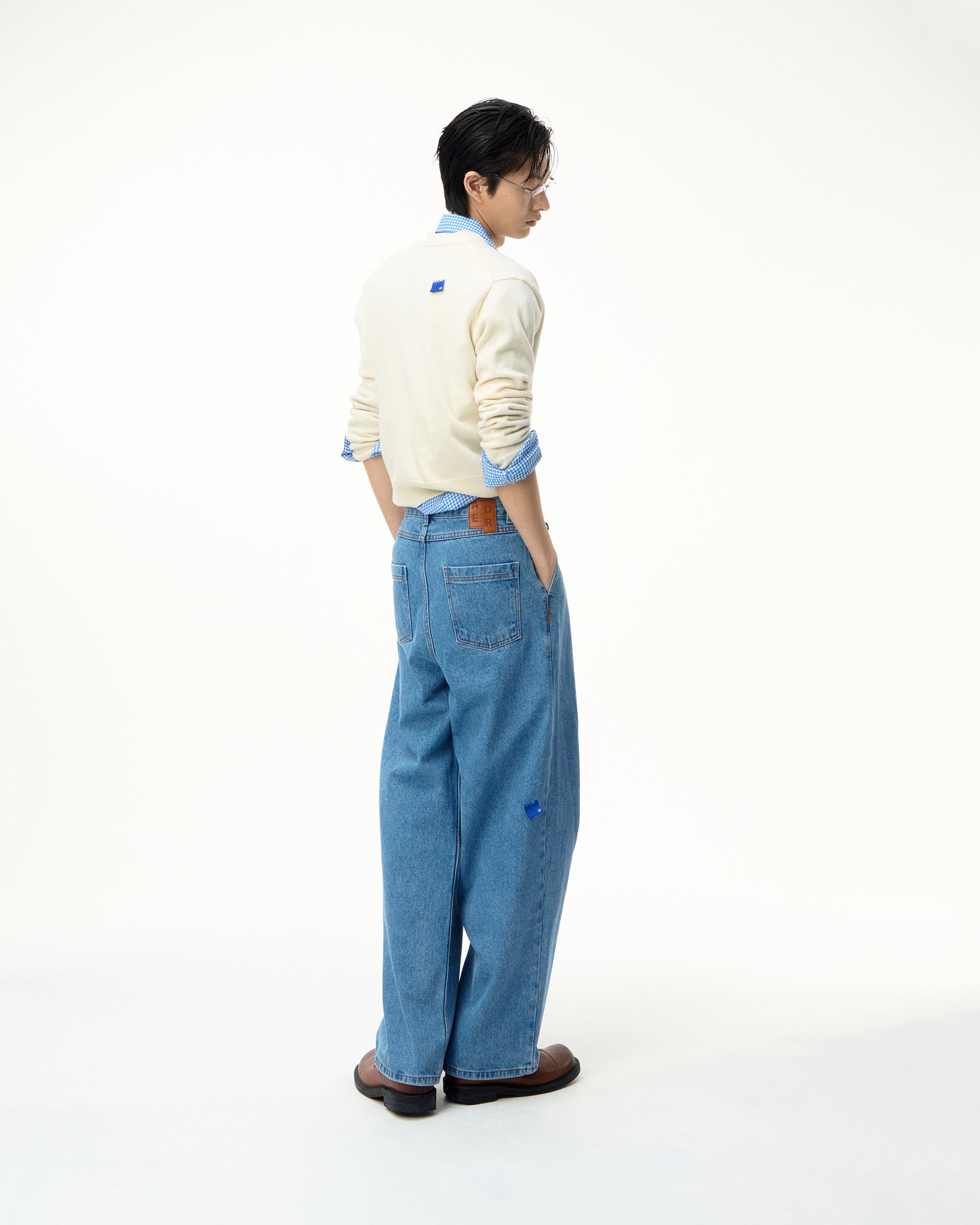 Ader Error - Sig; SV Tag jeans 02 (Sky blue) product image 8 | TRAB K-Fashion Australia