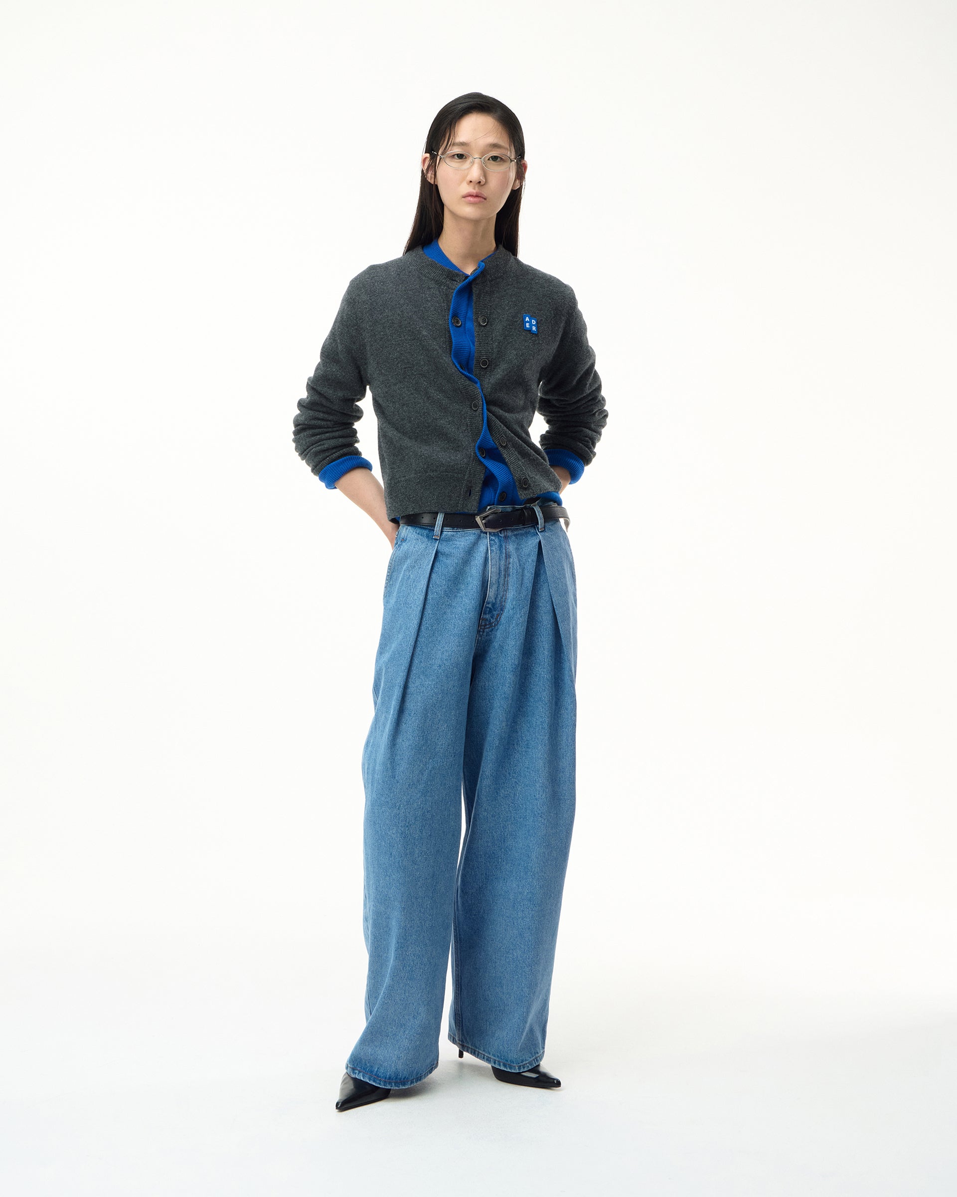 Ader Error - Sig; SV Tag jeans 02 (Sky blue) product image 1 | TRAB K-Fashion Australia