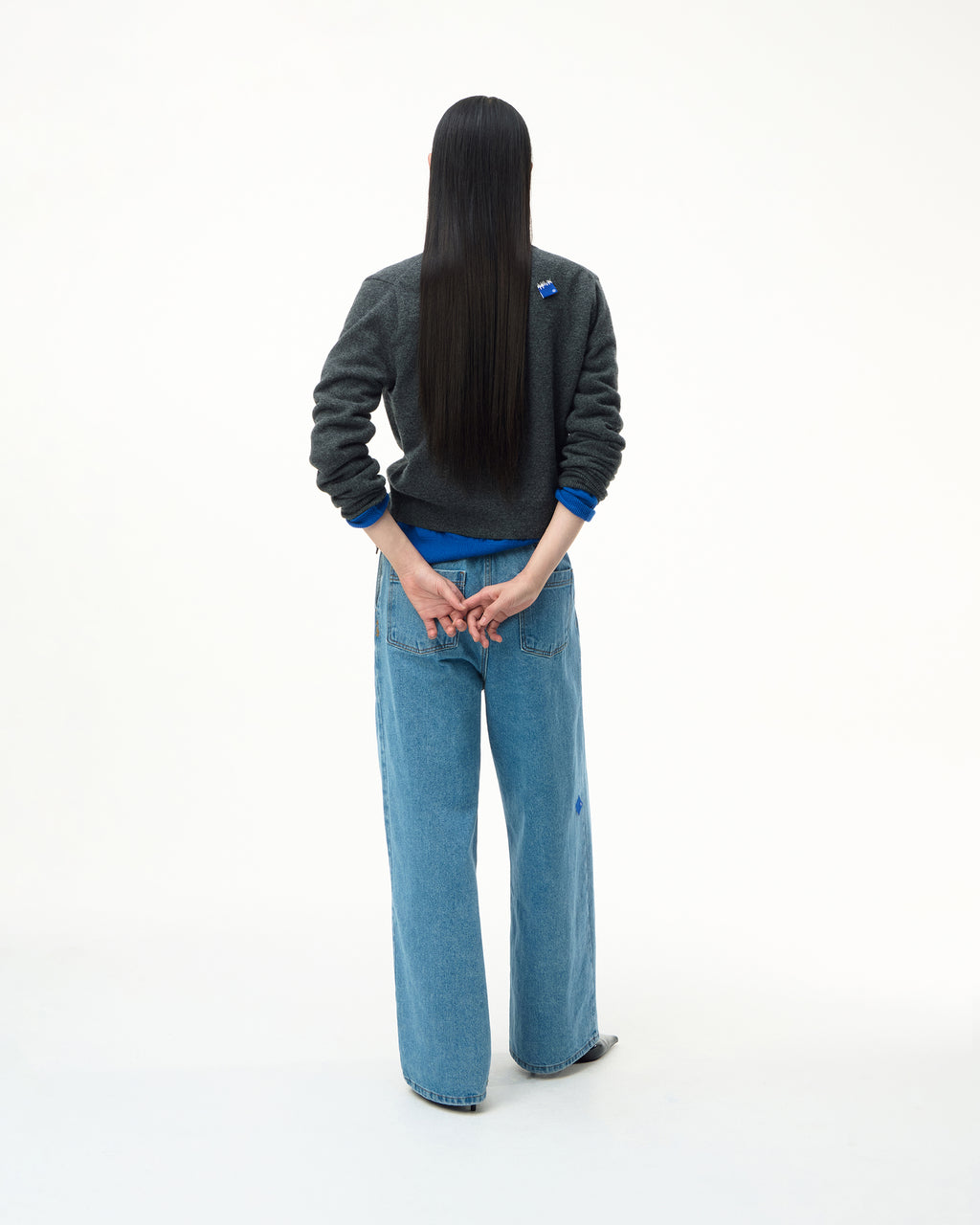 Ader Error - Sig; SV Tag jeans 02 (Sky blue) product image 2 | TRAB K-Fashion Australia