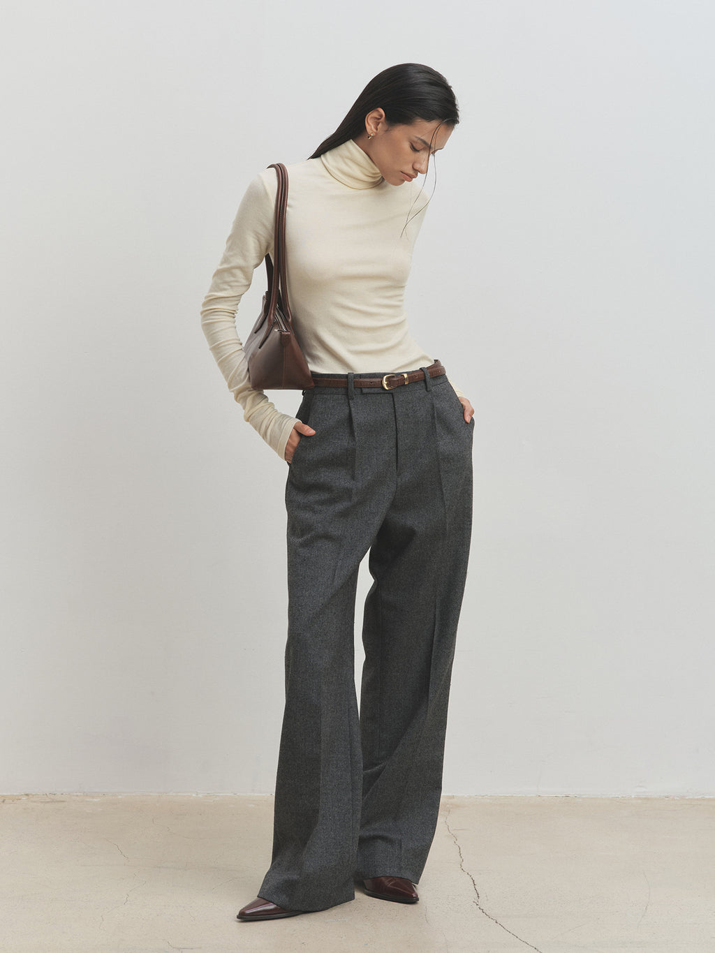 Tonywack - Slim-Fit Turtleneck (Ivory) product image 5 | TRAB K-Fashion Australia