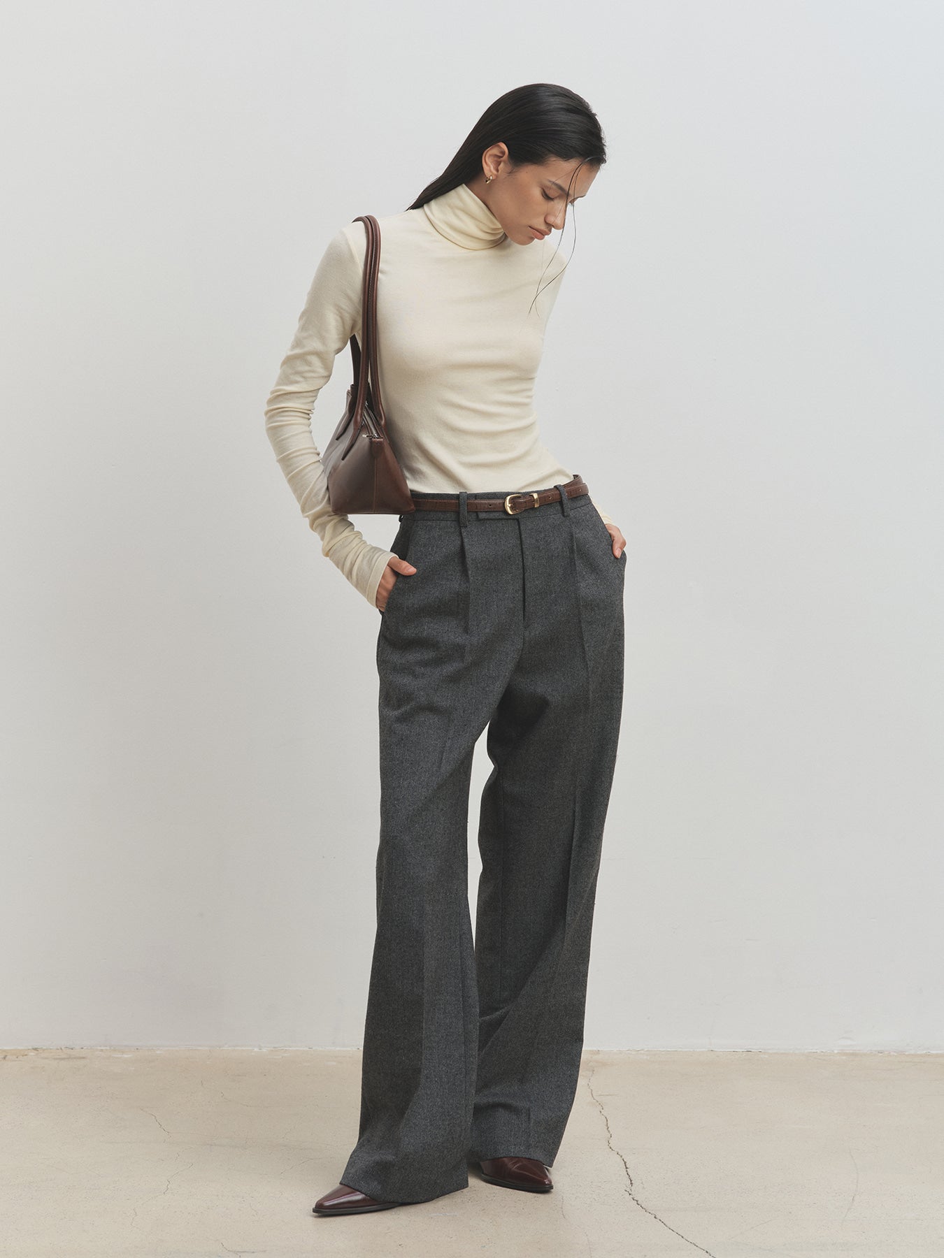 Tonywack - Slim-Fit Turtleneck (Ivory) product image 5 | TRAB K-Fashion Australia