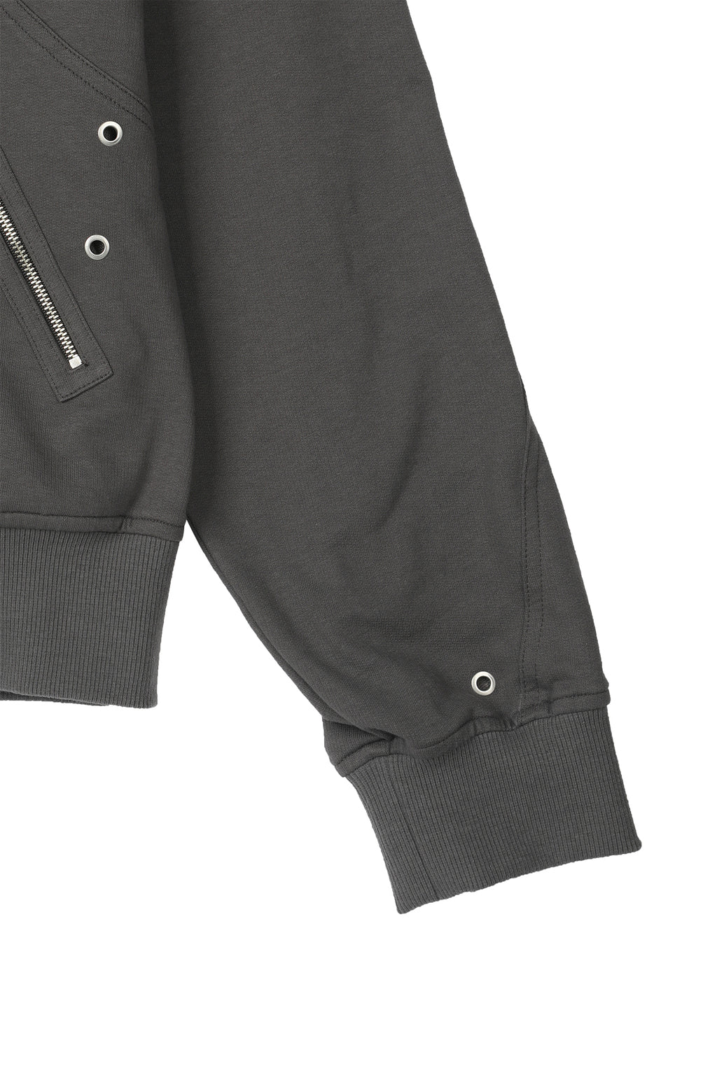 Deinet - Metal Detail Hood Zip Up (Charcoal) product image 5 | TRAB K-Fashion Australia