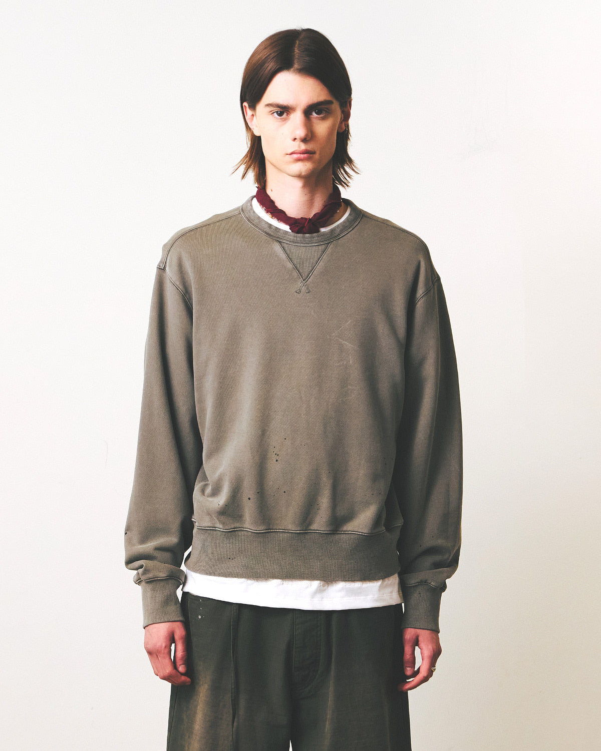 Eastlogue - Vintage 11 Sweat Shirts (Vintage Olive) product image 2 | TRAB K-Fashion Australia