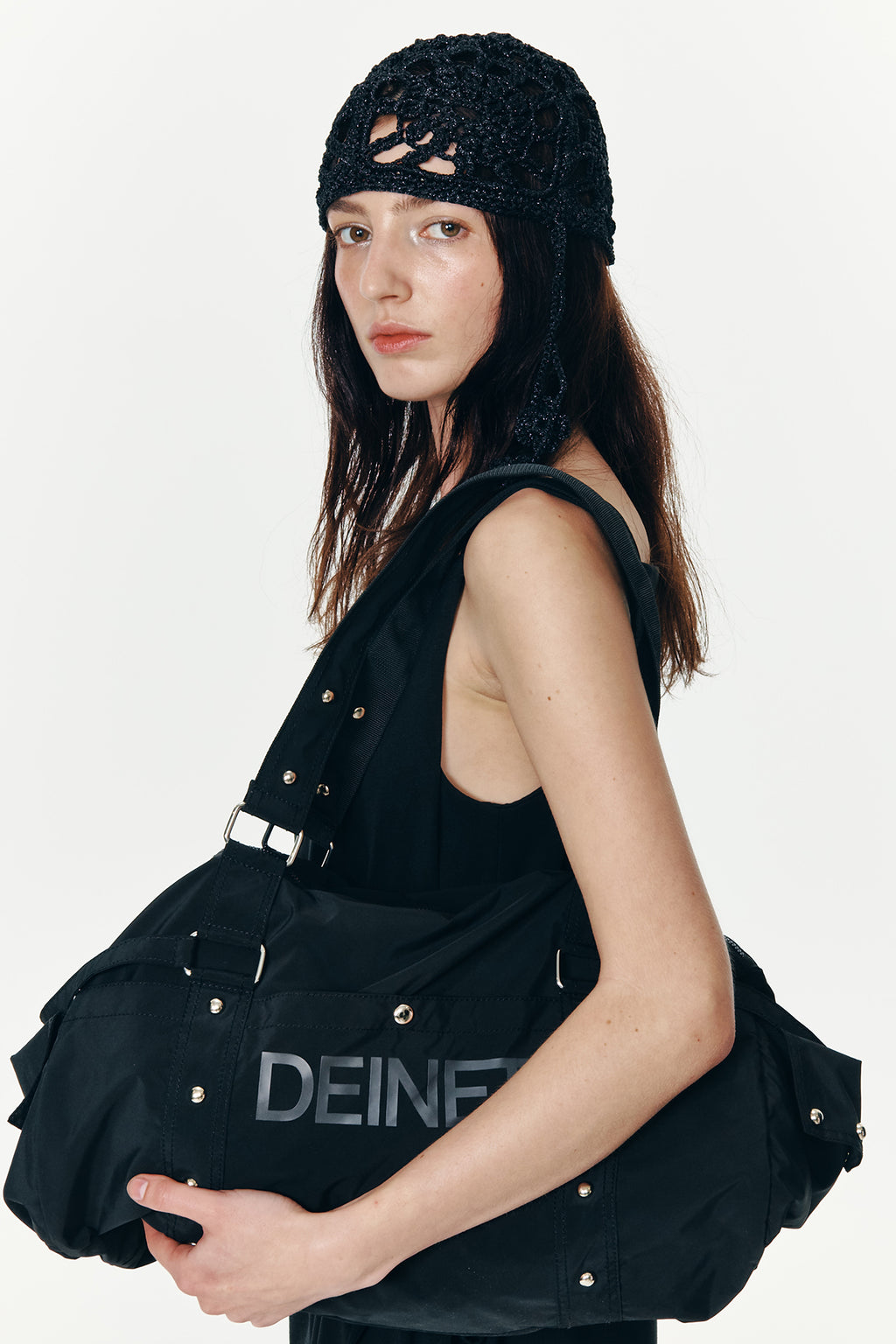 Deinet - Logo Duffle Bag (Black) product image 4 | TRAB K-Fashion Australia