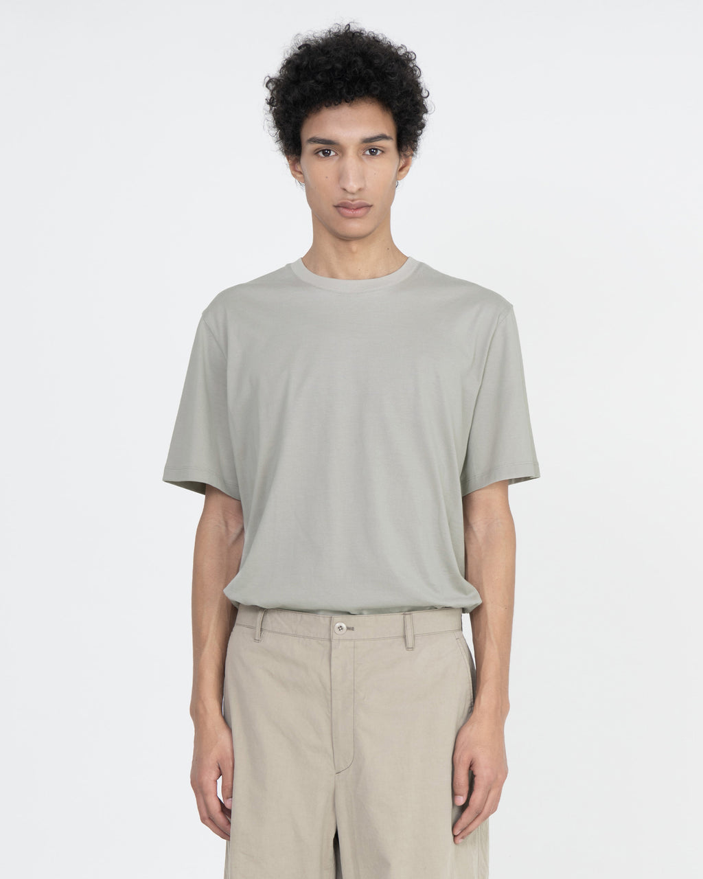 Brownyard - Extra Long Staple Essential T Shirt (Stone) product image 1 | TRAB K-Fashion Australia