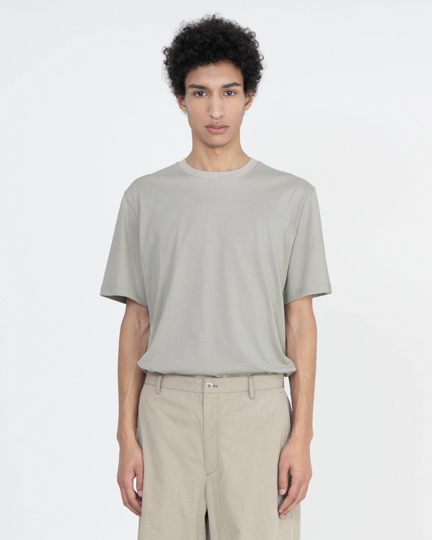 Brownyard - Extra Long Staple Essential T Shirt (Stone) product image 1 | TRAB K-Fashion Australia