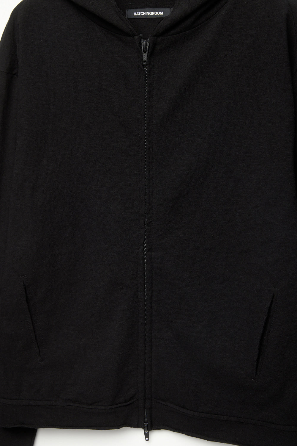 Hatchingroom - Rough Hoodie Slub (Black) product image 3 | TRAB K-Fashion Australia
