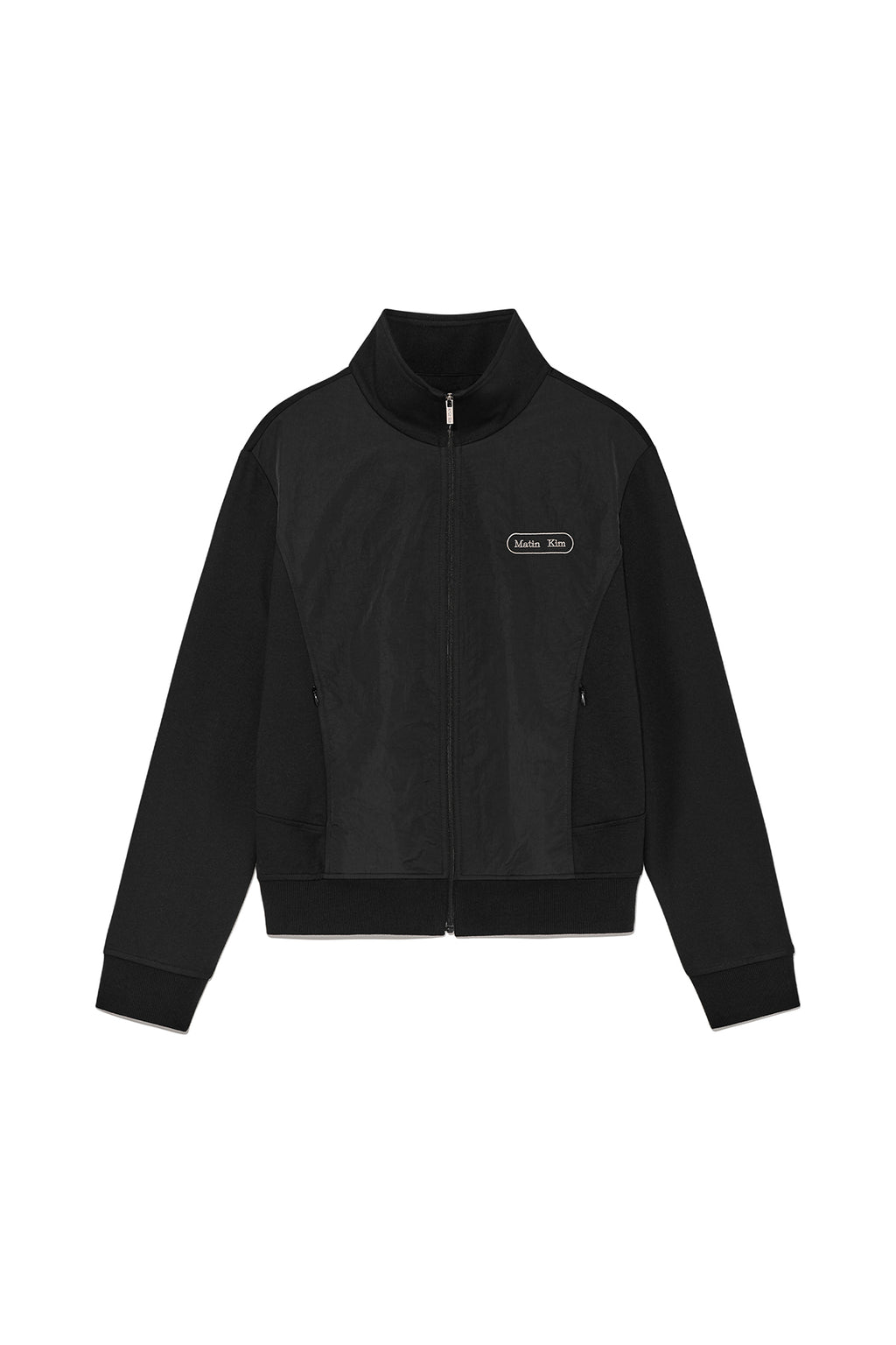 Matin Kim - High Neck Windbreaker Zip Up (Black) product image 1 | TRAB K-Fashion Australia
