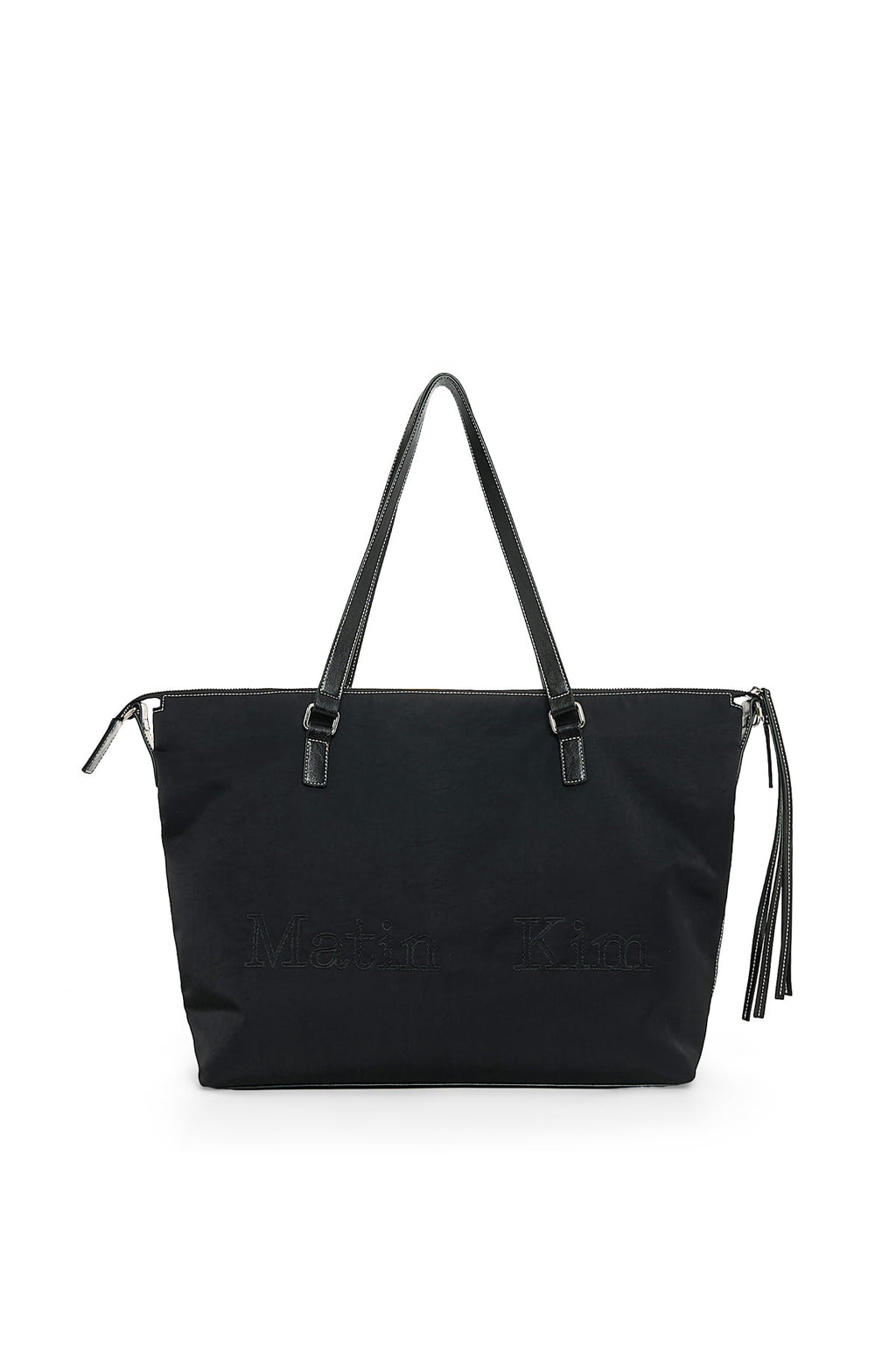 Matin Kim - Matin Logo Stitch Two Way Big Bag (Black) product image 2 | TRAB K-Fashion Australia