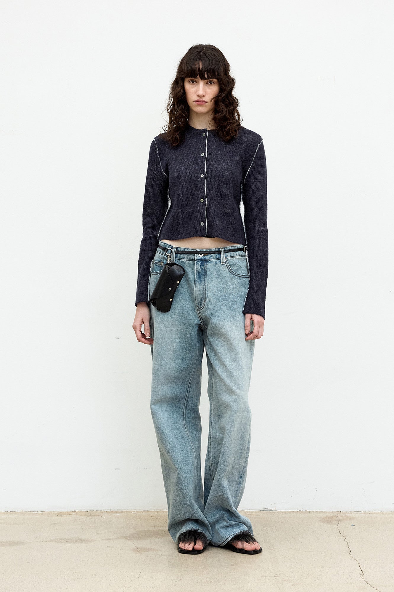 Coor - Damage Washed Jeans (Washed Blue) product image 2 | TRAB K-Fashion Australia