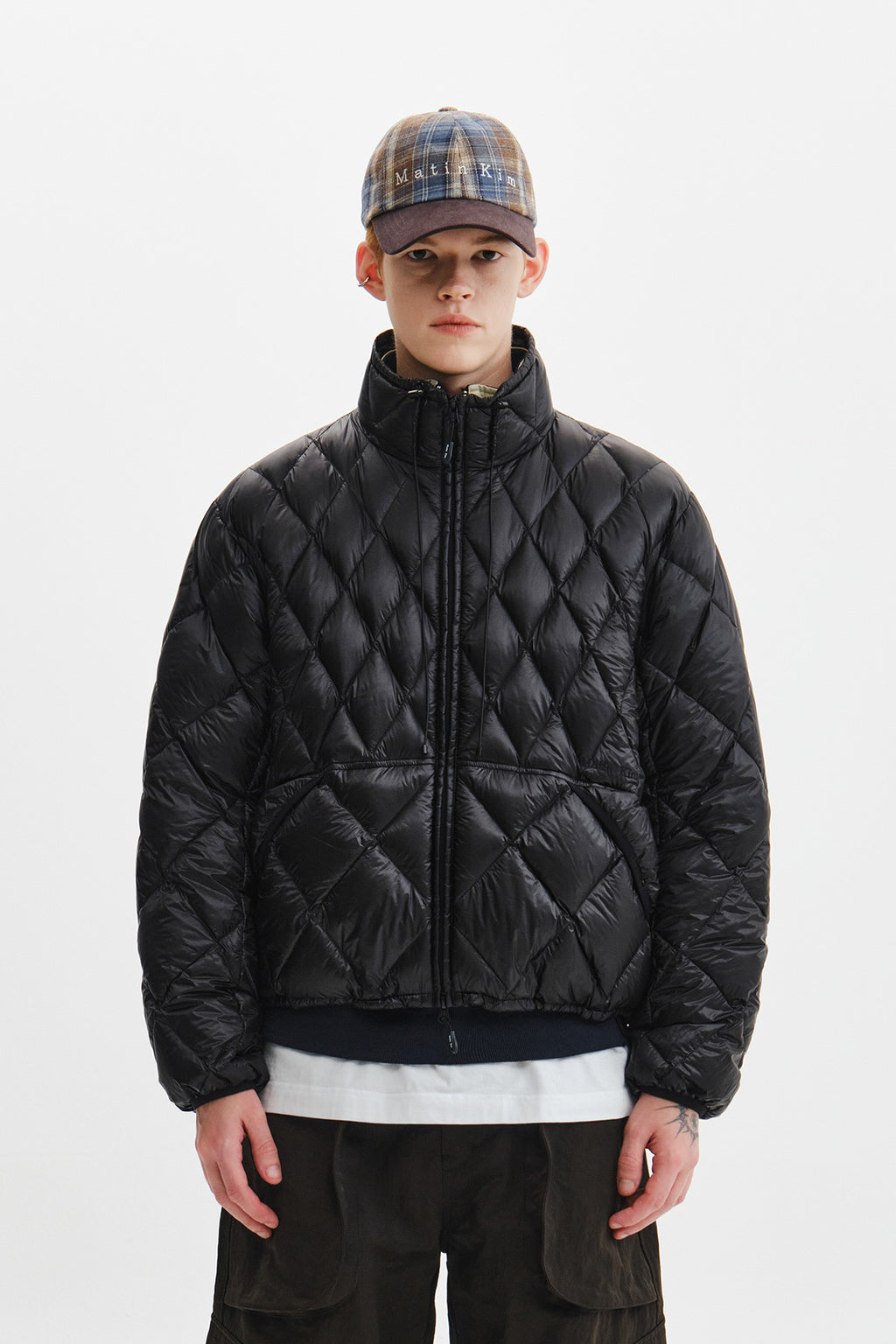 Matin Kim - Mix Quilted Light Down Jumper (Black) product image 11 | TRAB K-Fashion Australia